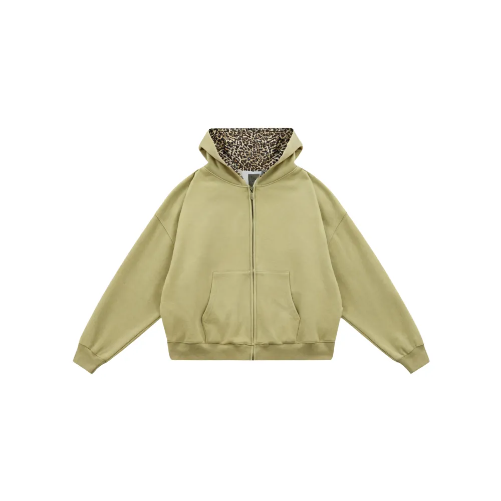 Leopard Print Oversized Lounge Hoodie