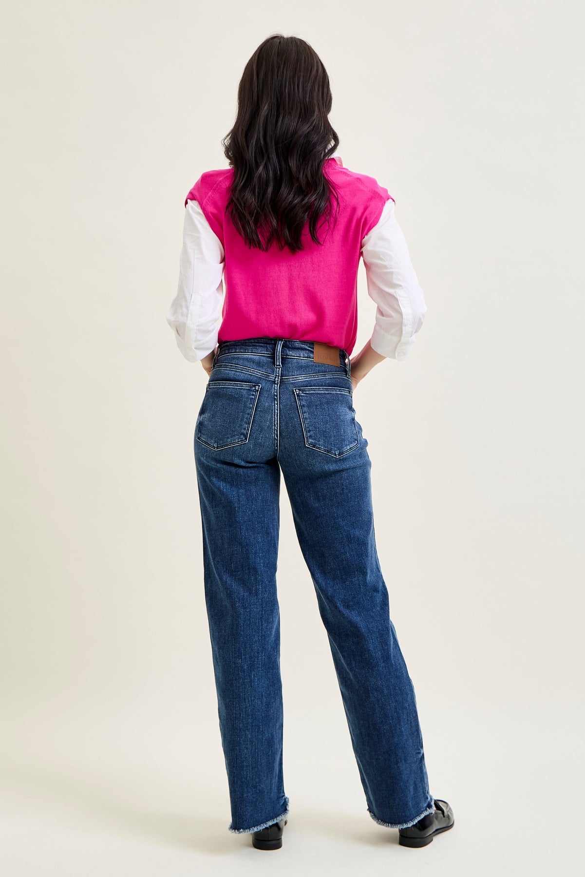 Carrie Mid Rise Wide Leg