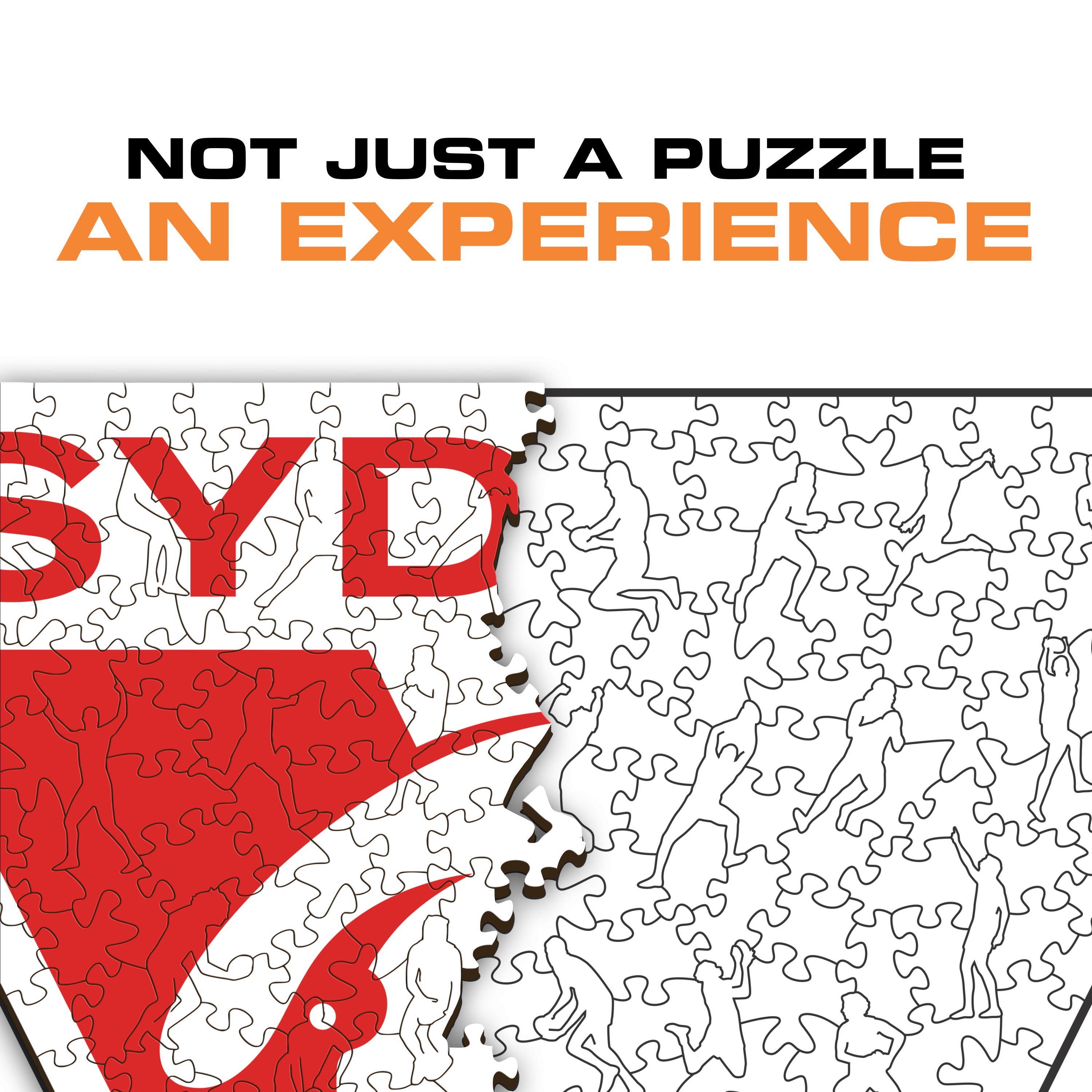 Sydney Swans Logo - Wooden Puzzle