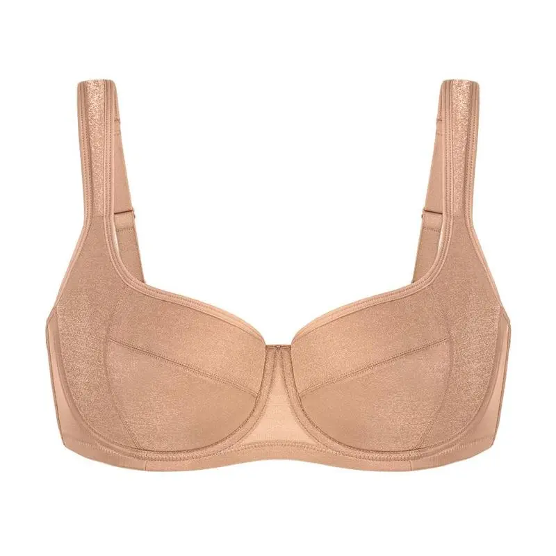 Night Lightly Padded Demi Bra Soft Supportive Fit Plus Size Balconette