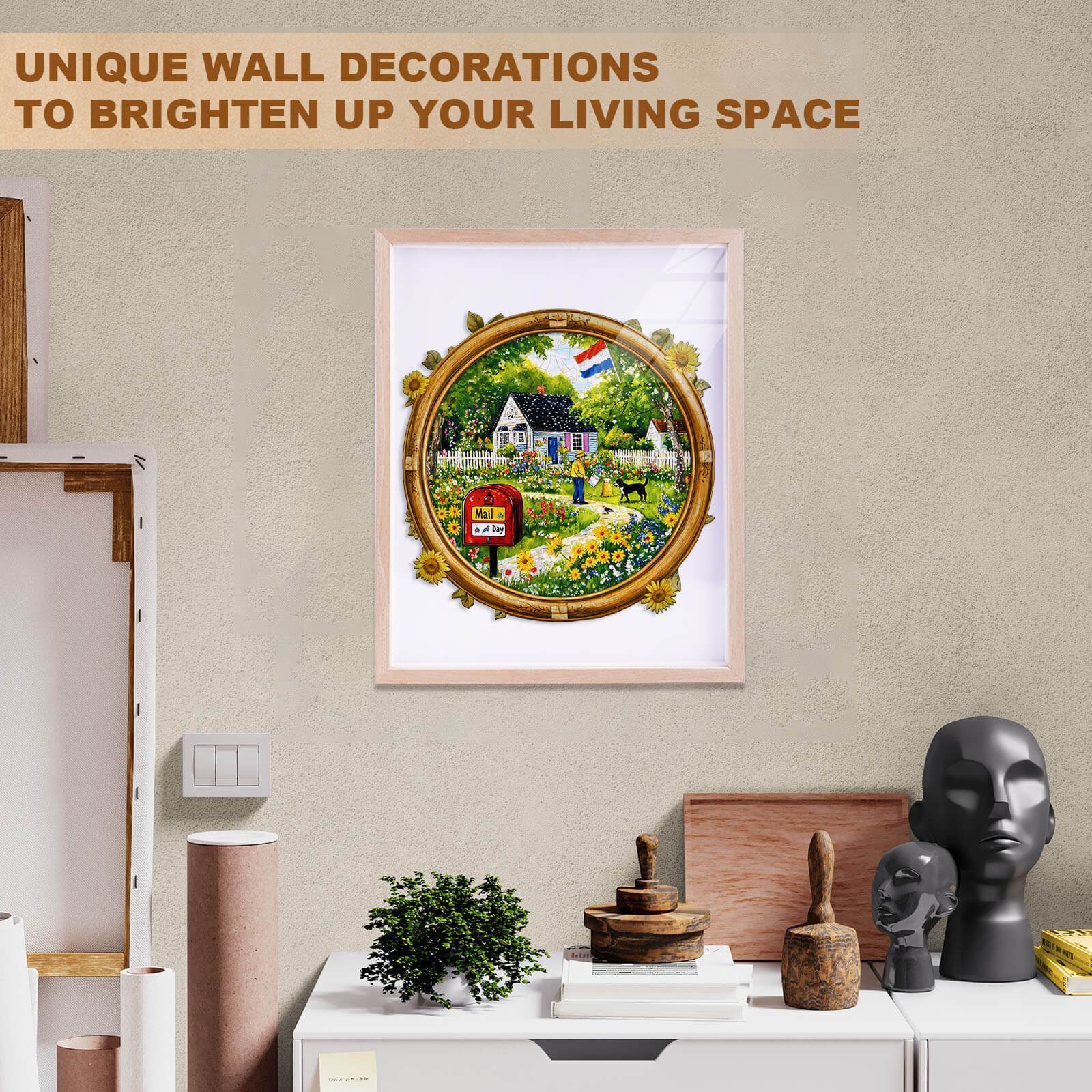 Mail Day Wooden Jigsaw Puzzle