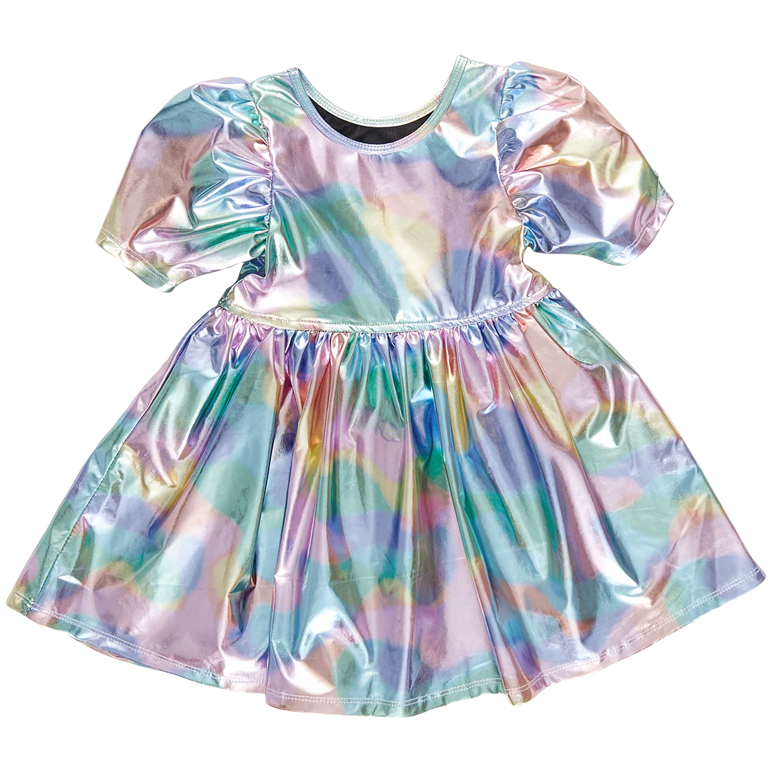 Lame Laurie Dress Cotton Candy