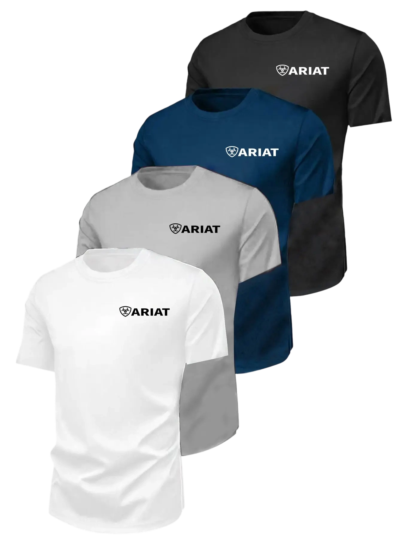 Men's Classic Crewneck Cotton T-Shirt – Breathable Comfort, Endless Style