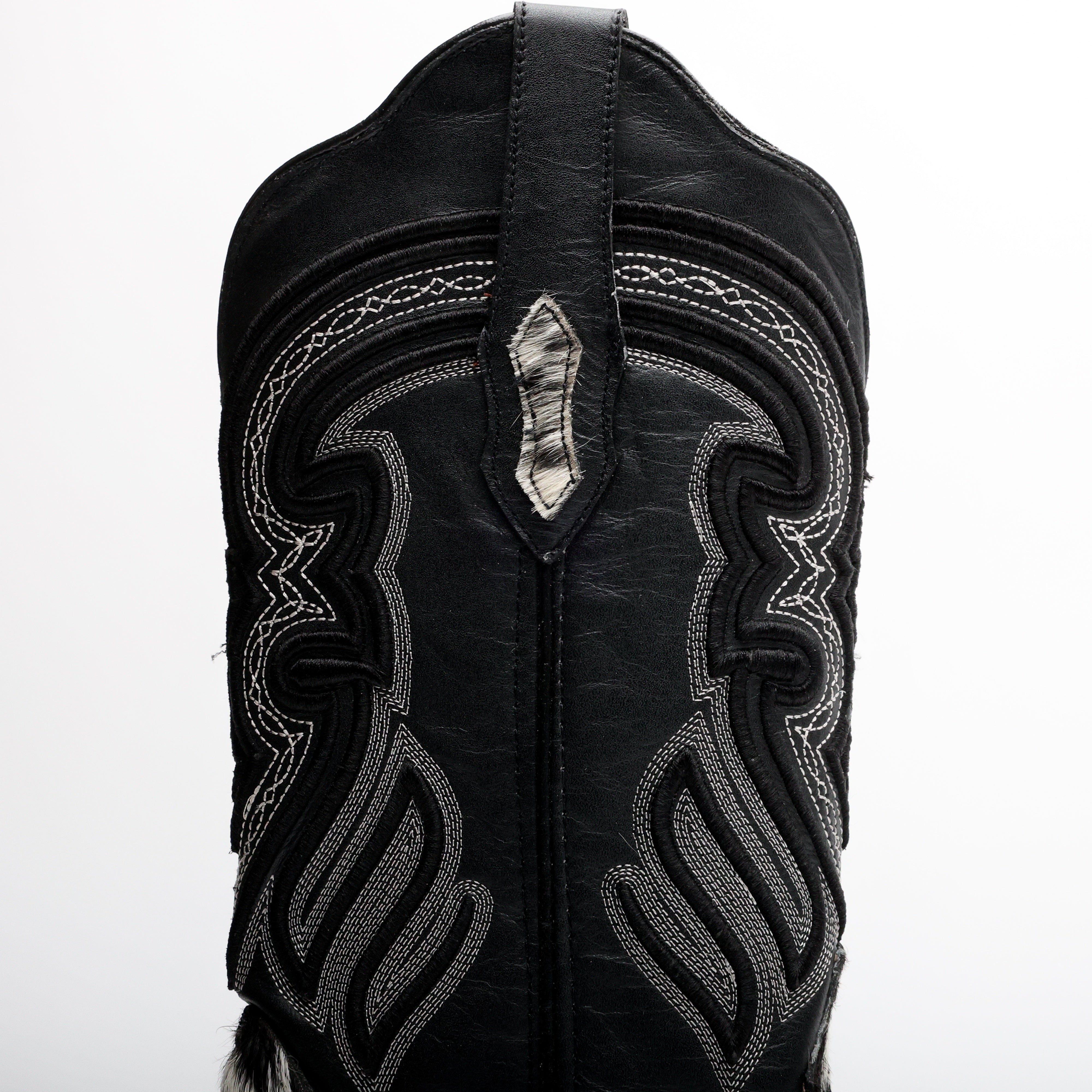 Genuine Cowhide Boots - Square Toe