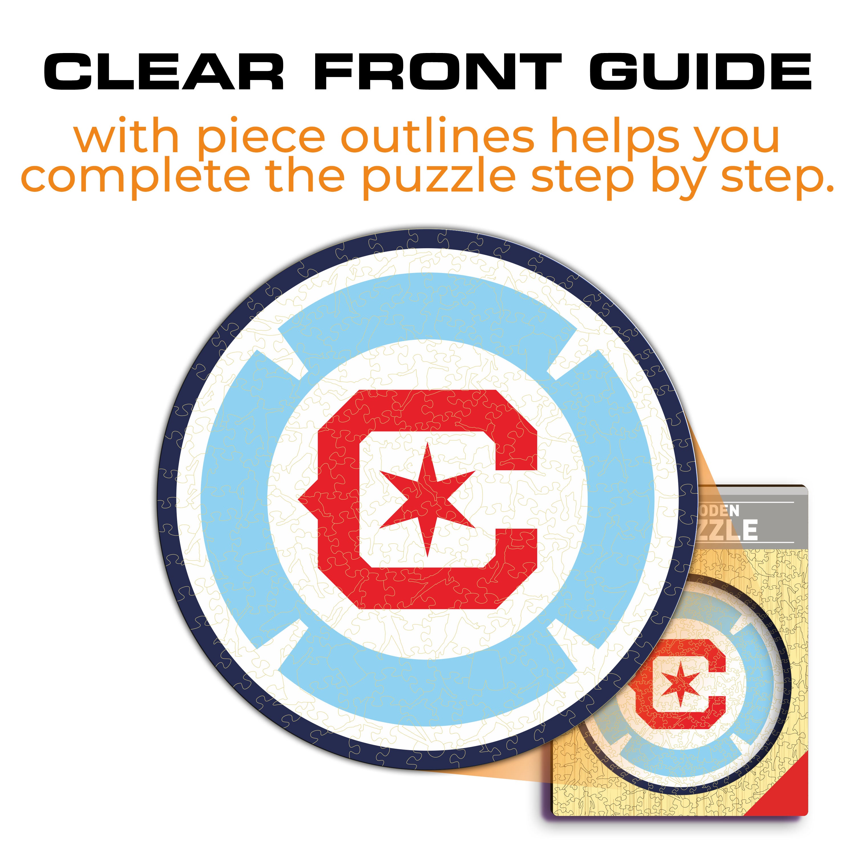 Chicago Fire® Logo - Wooden Puzzle