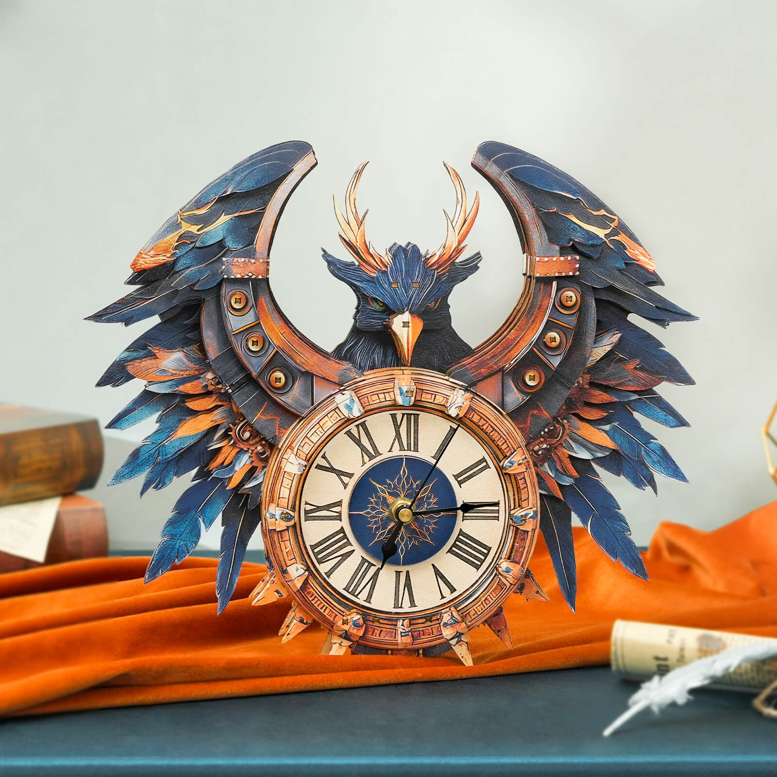 Thunderbird– DIY Wooden Clock, 3D Puzzle Craft Kit