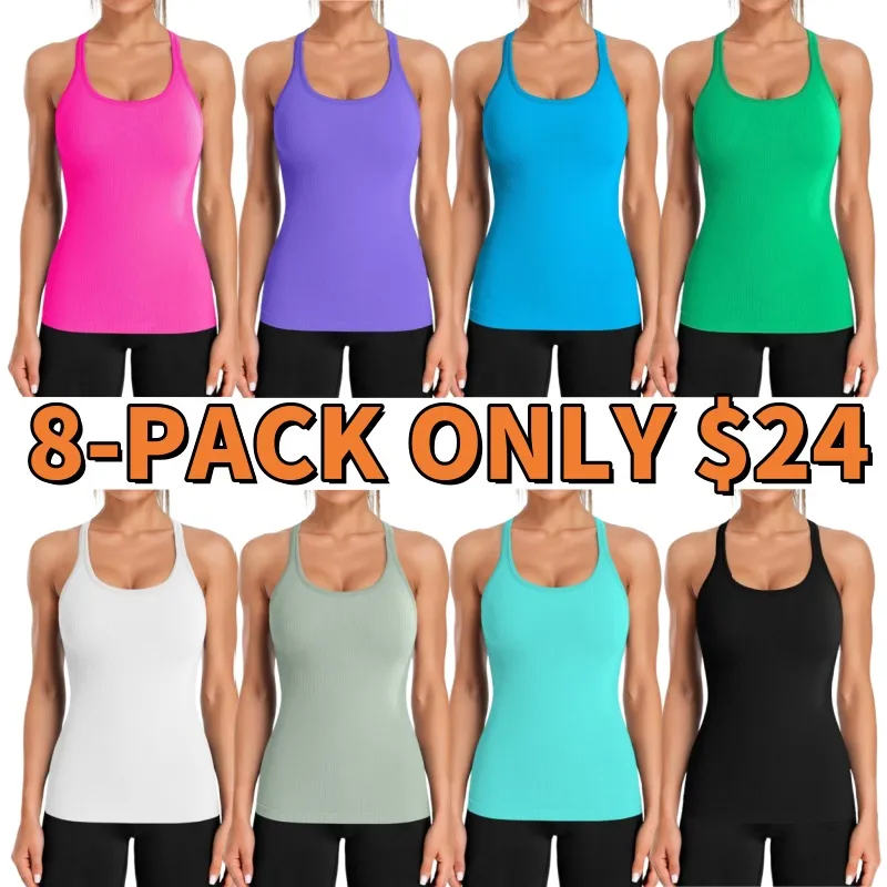 Ribbed Workout Tank Tops for Women (Just $3 Each!)