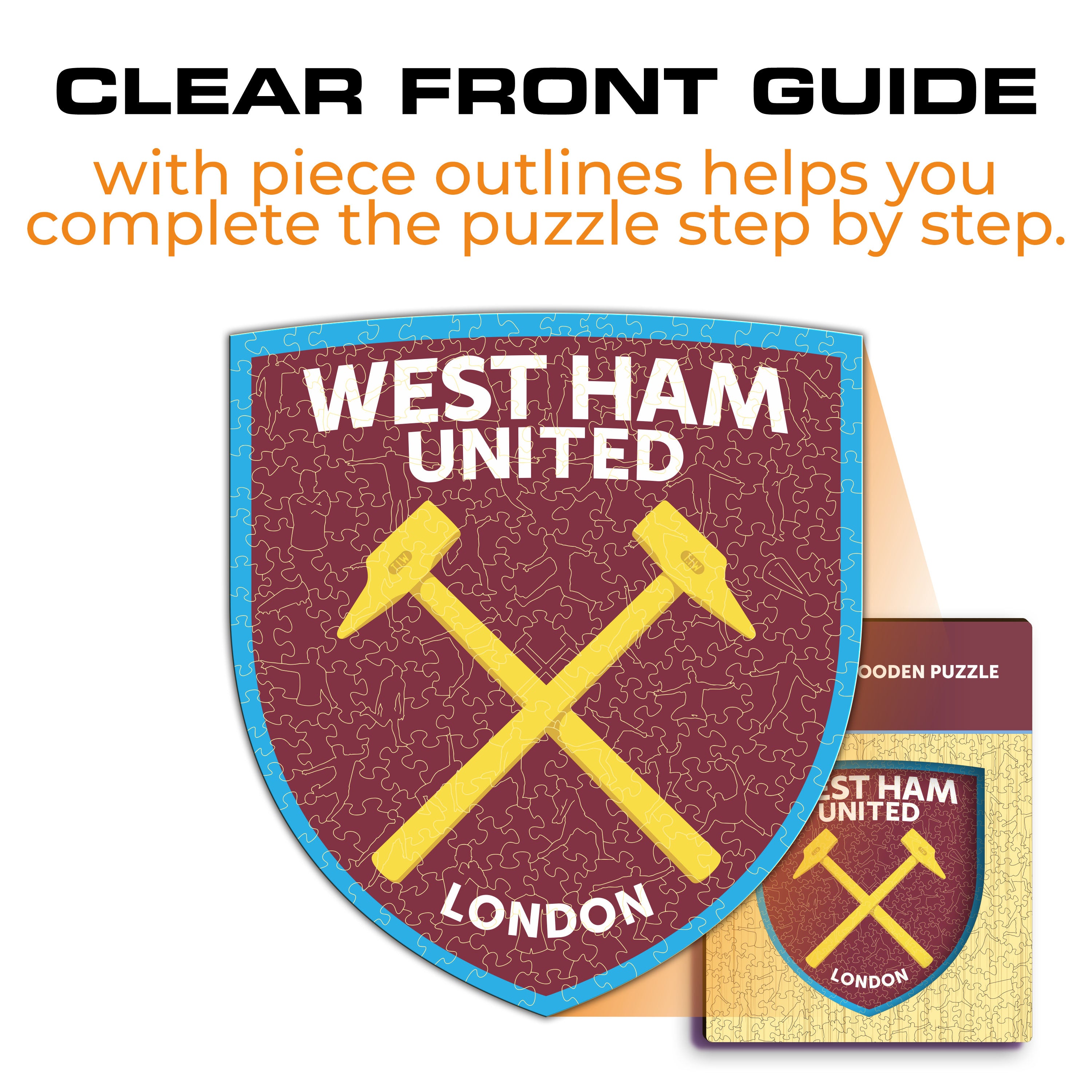 West Ham United FC® Logo - Wooden Puzzle
