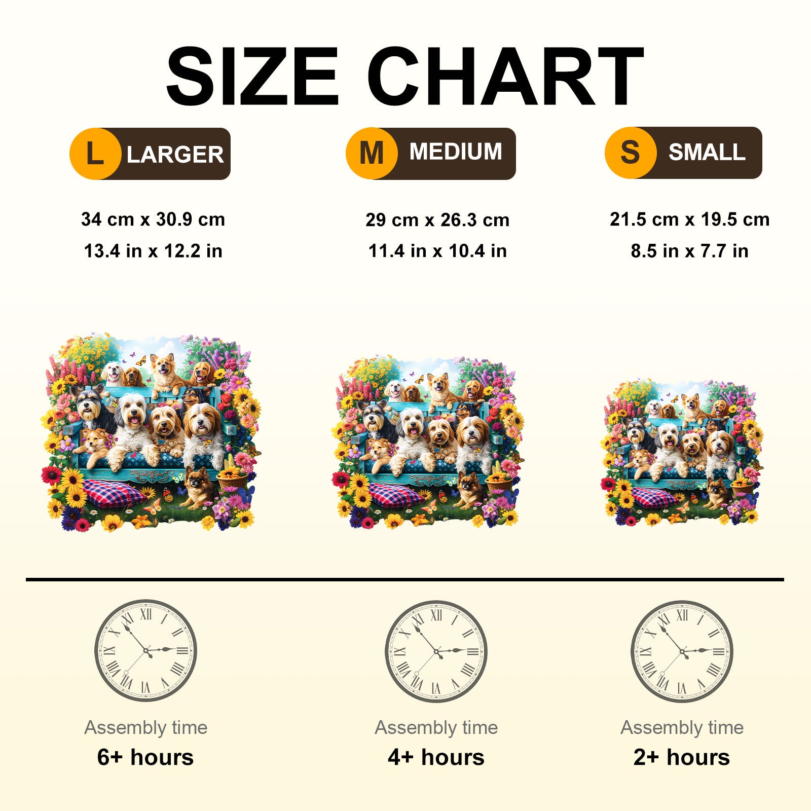 Garden Puppy Wooden Jigsaw Puzzle