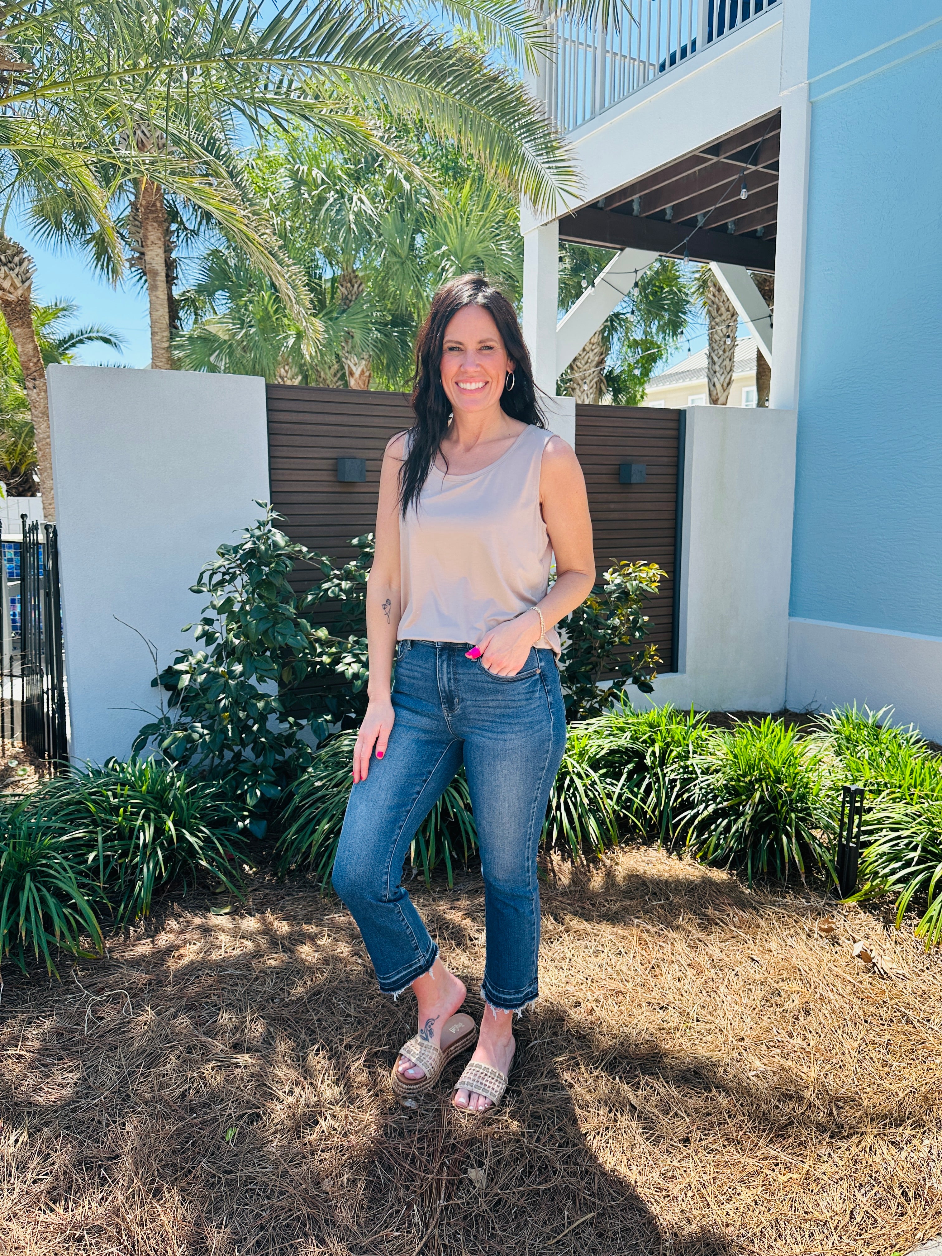 Judy Blue When Summer Kicks In Kick Flare Jeans