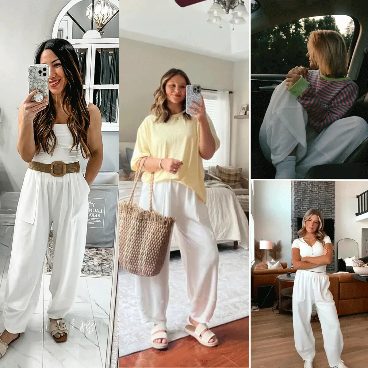 Elasticated Harem Palazzo Pants