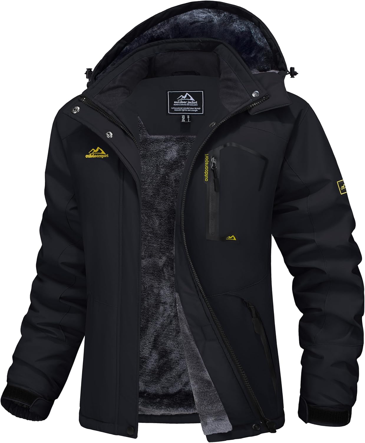 Ski Jacket Waterproof Insulated Snow Coat with Hood