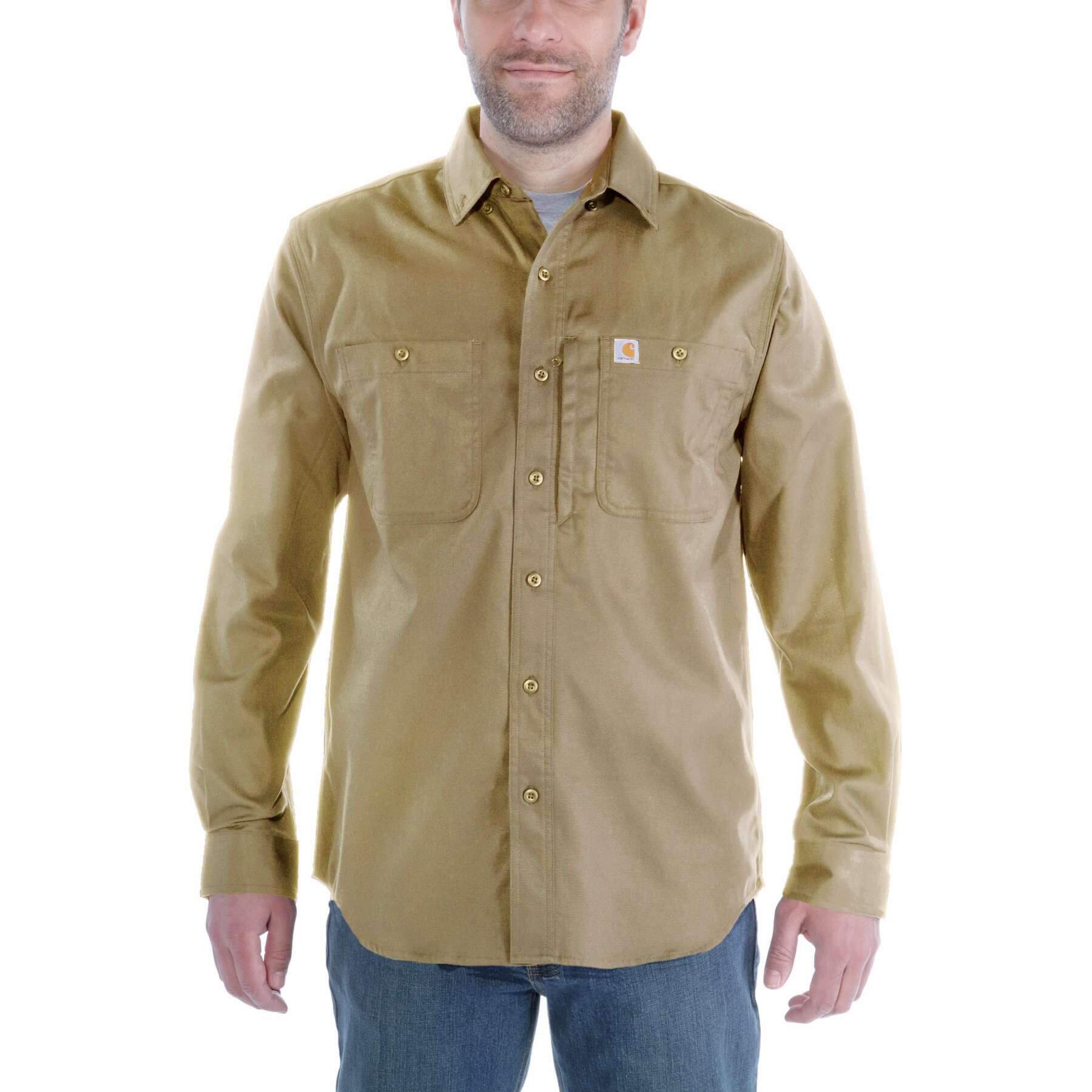 CHT Rugged Professional Relaxed Fit Canvas Long-Sleeve Work Shirt 102538