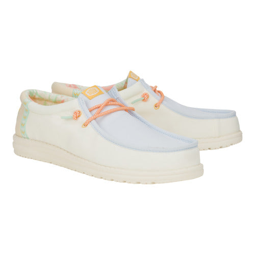 Wally Boardshort - White/Ancient Blue/Egret