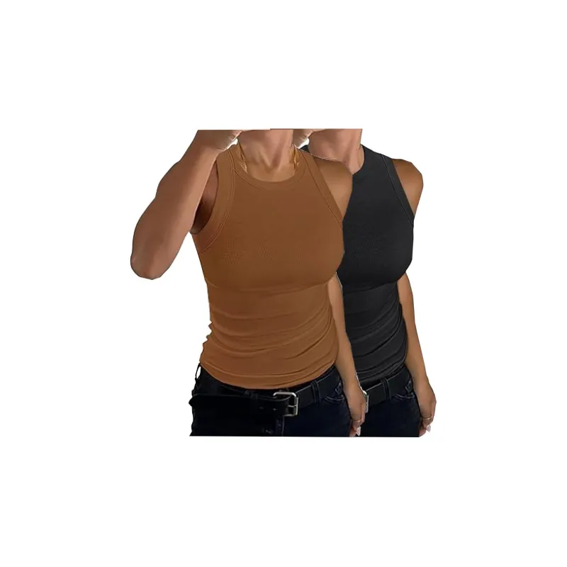Women's Ribbed Racerback Tank Tops
