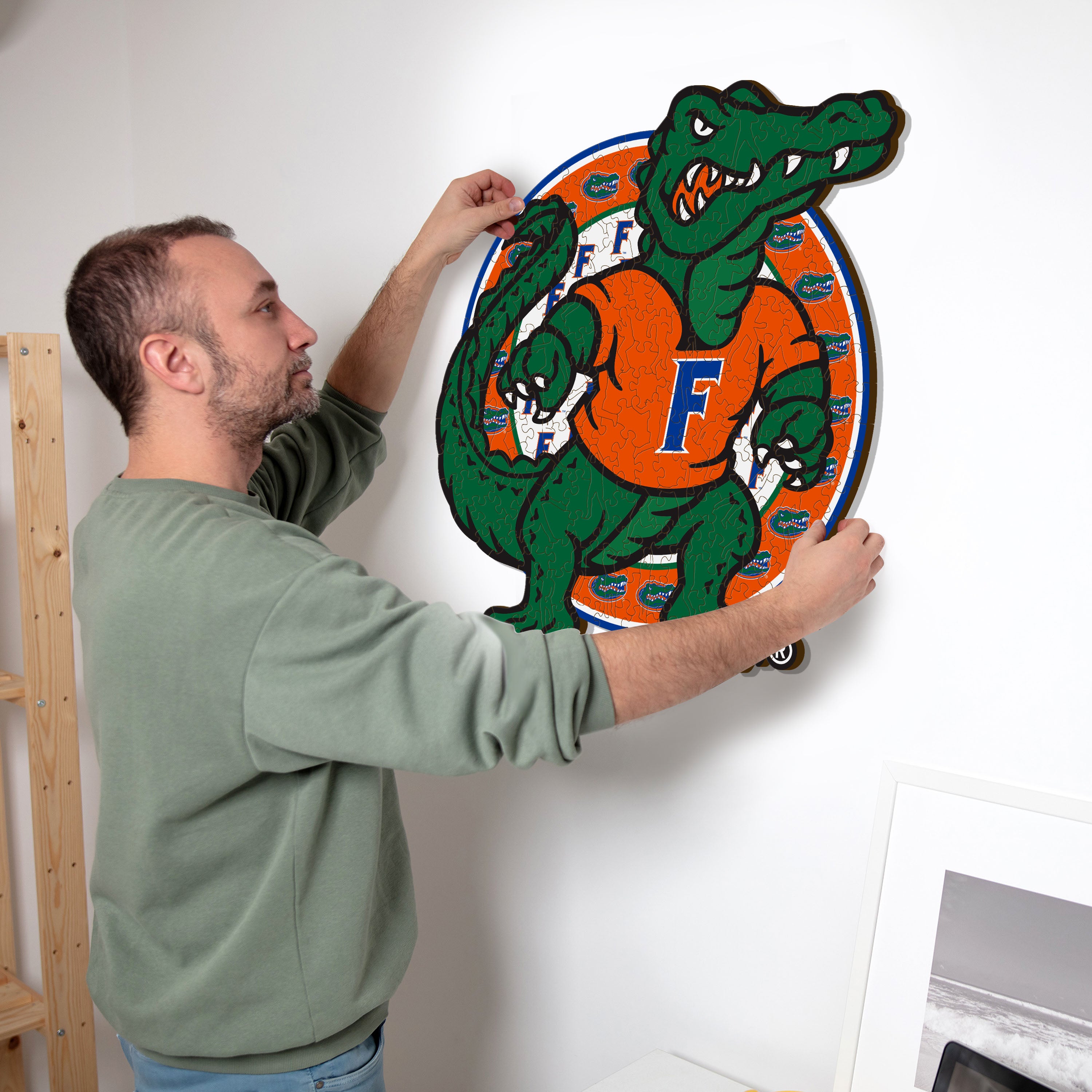 University of Florida Mascot - Wooden Puzzle