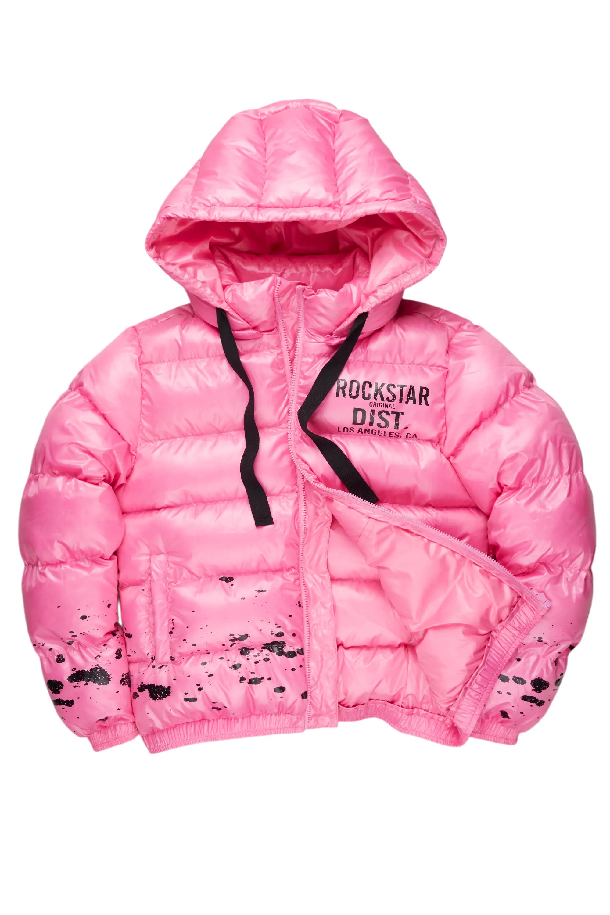 Art Dist. 2.0 Pink Puffer Jacket
