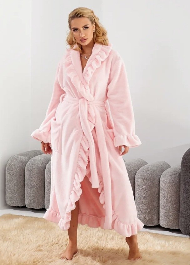 Casual Shawl Collar Nightdress