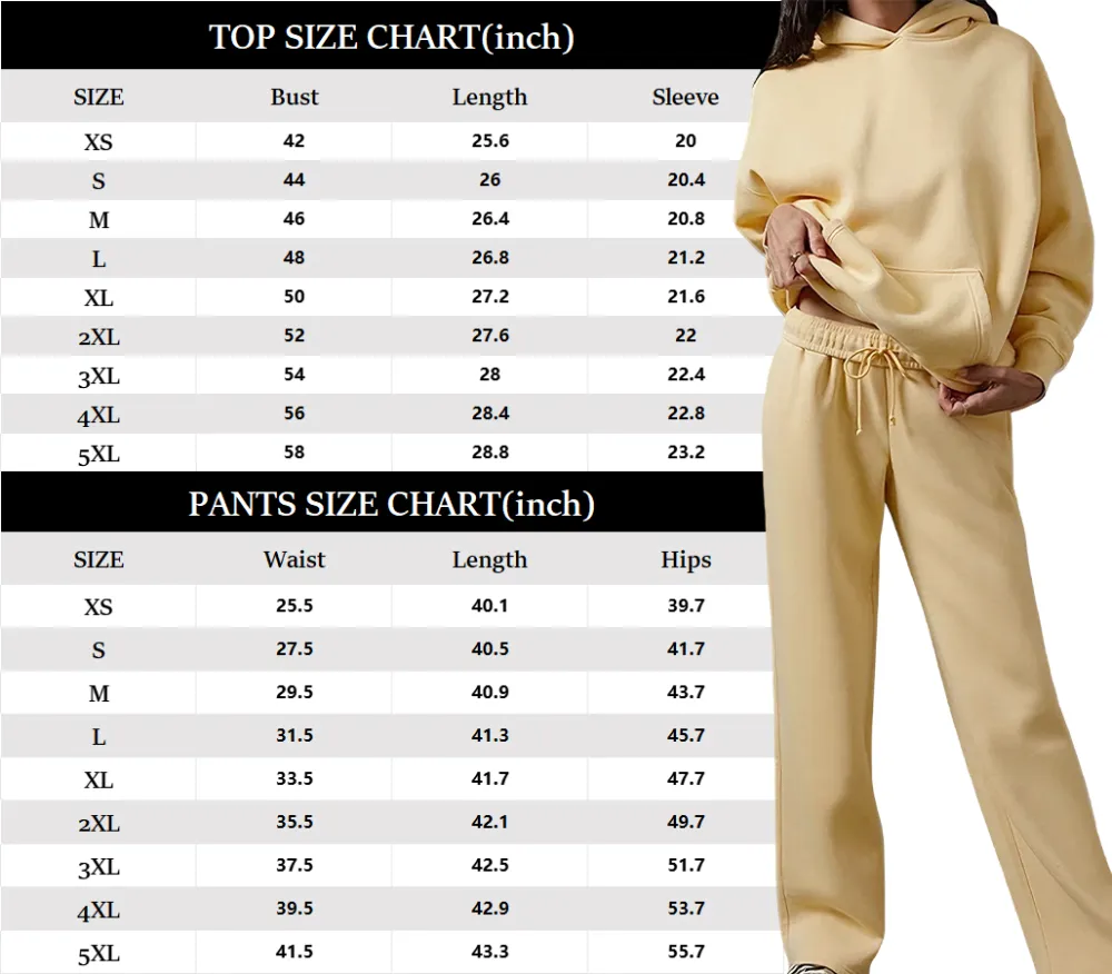 Women's Two-Piece Core Vintage Wash Pullover Hoodie Sweatpants Sets