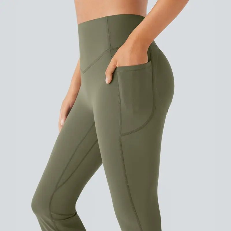Scrunch Butt High Waist Yoga Bootcut Leggings
