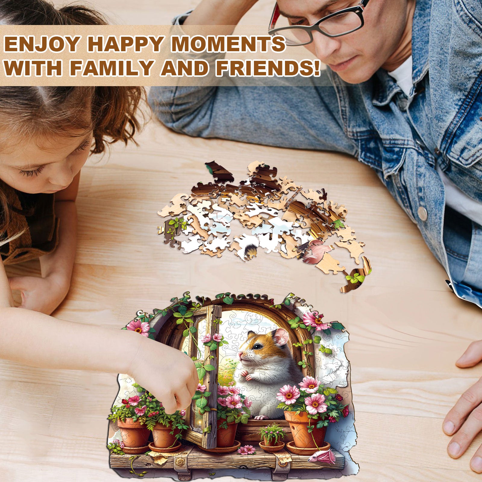 Spring Visitor Wooden Jigsaw Puzzle