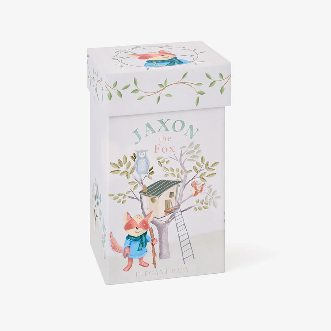 10 JAXON THE FOX LINEN TOY BOXED