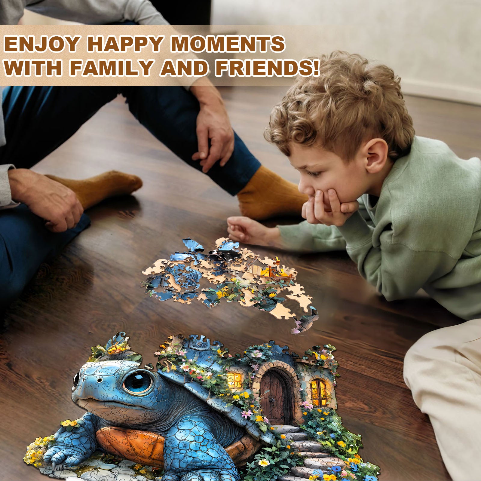 Turtle House Wooden Jigsaw Puzzle