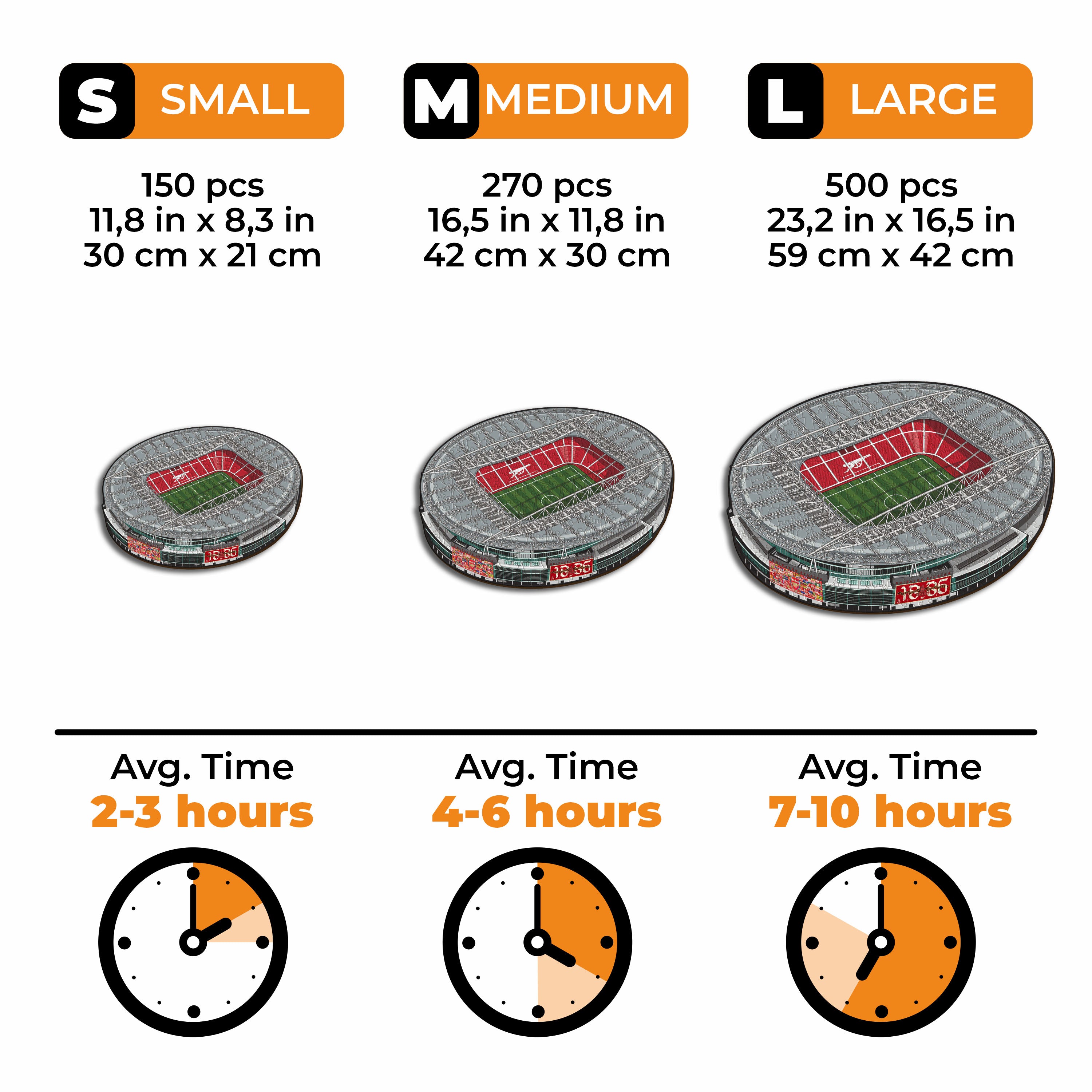 Arsenal FC® Emirates Stadium - Wooden Puzzle