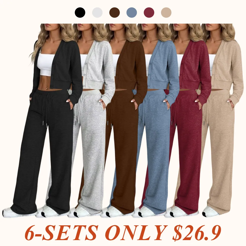 Women's Long Sleeve Jacket & Pants Set