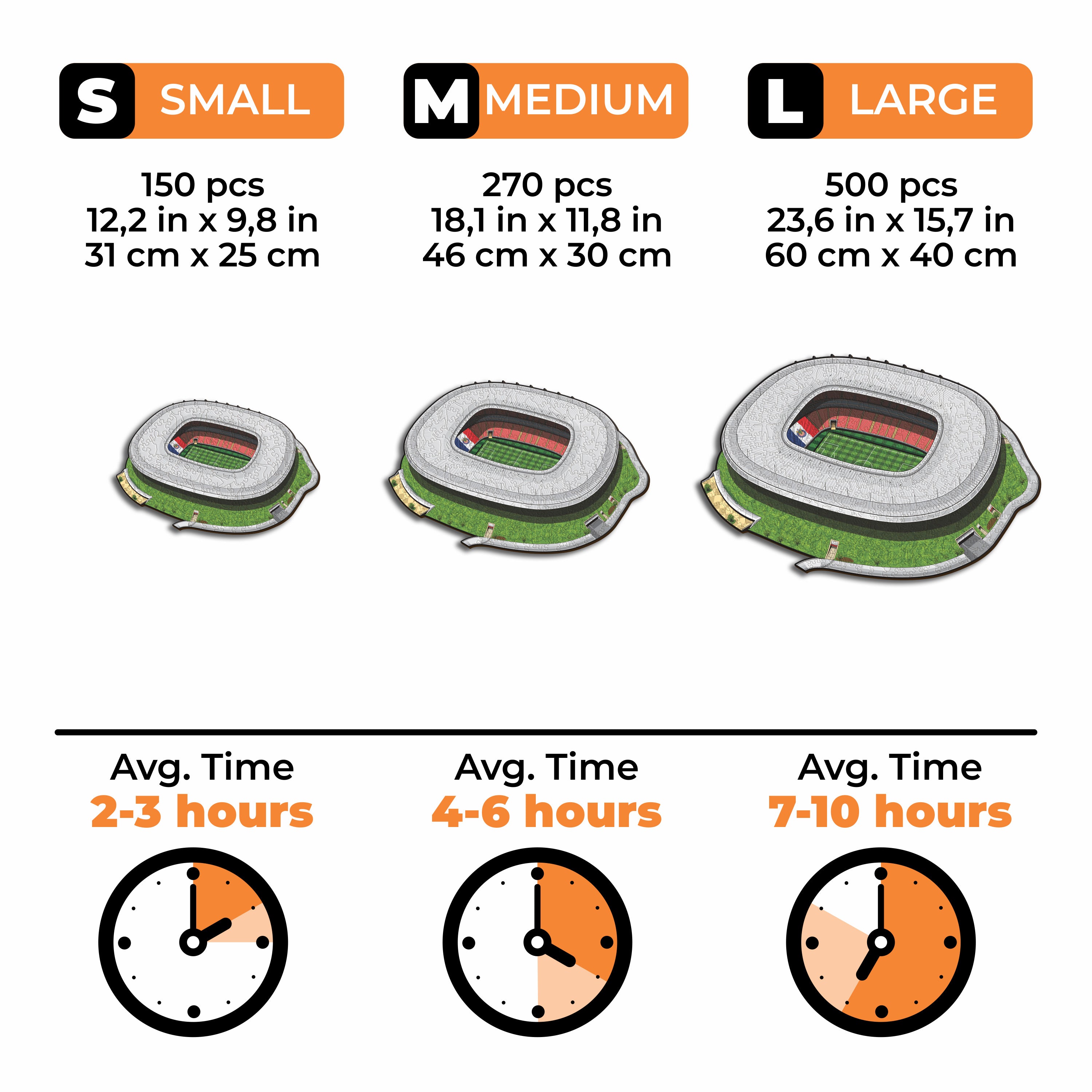 Chivas Guadalajara® Estadio Akron - Wooden Puzzle