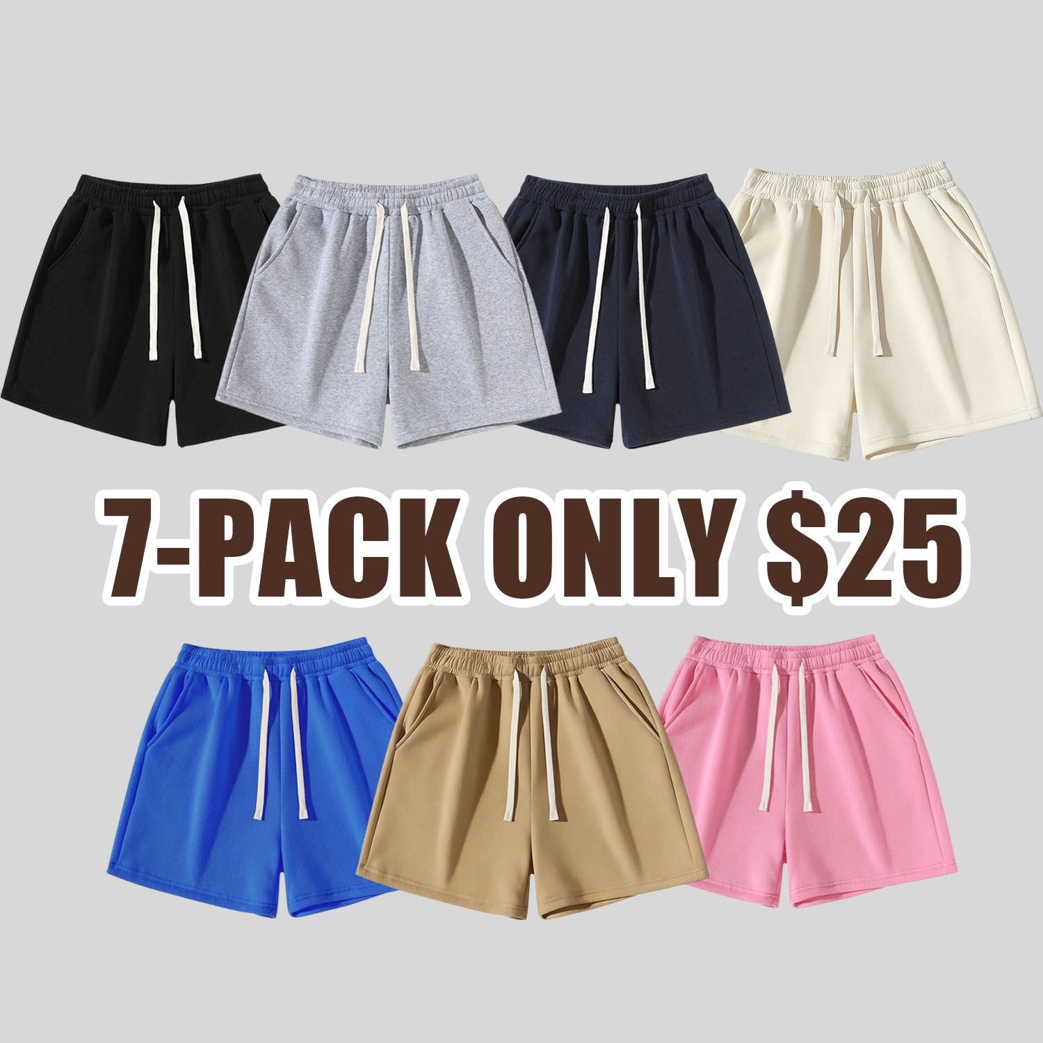 Casual Fashion Sports Commuter Versatile Loose Solid Color Shorts Fitness Summer Bottoms SpringStatements