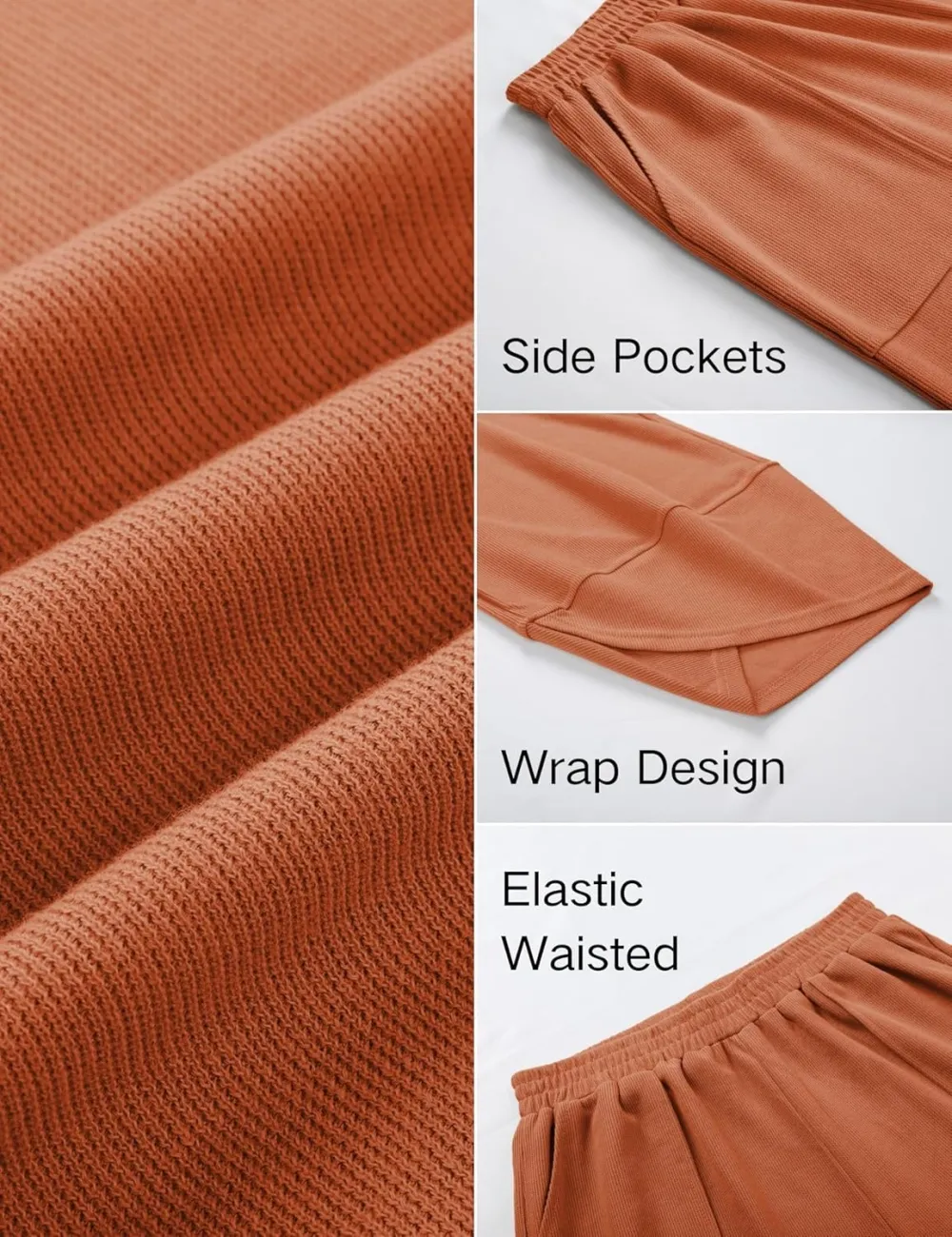 Women's Wide Leg Harem Pants Casual Palazzo Pants with Pockets High Waist Relaxed Fit