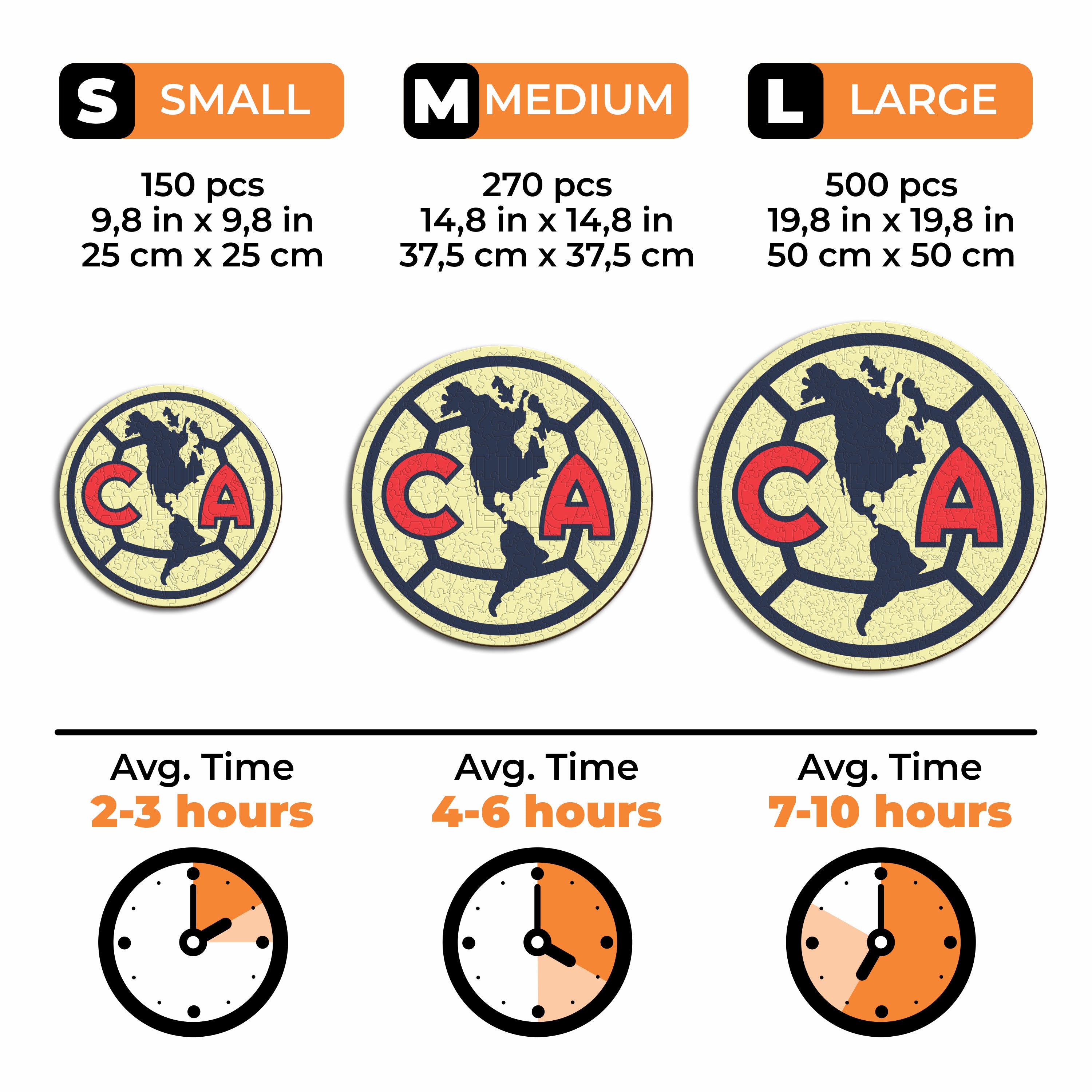 Club América® Logo - Wooden Puzzle