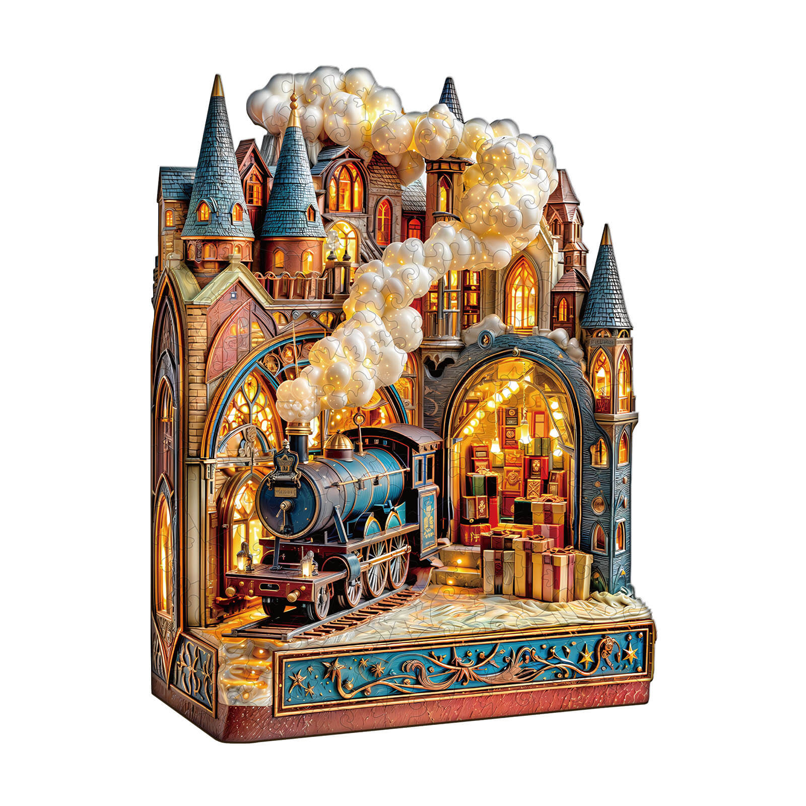 Cloud Platform Wooden Jigsaw Puzzle