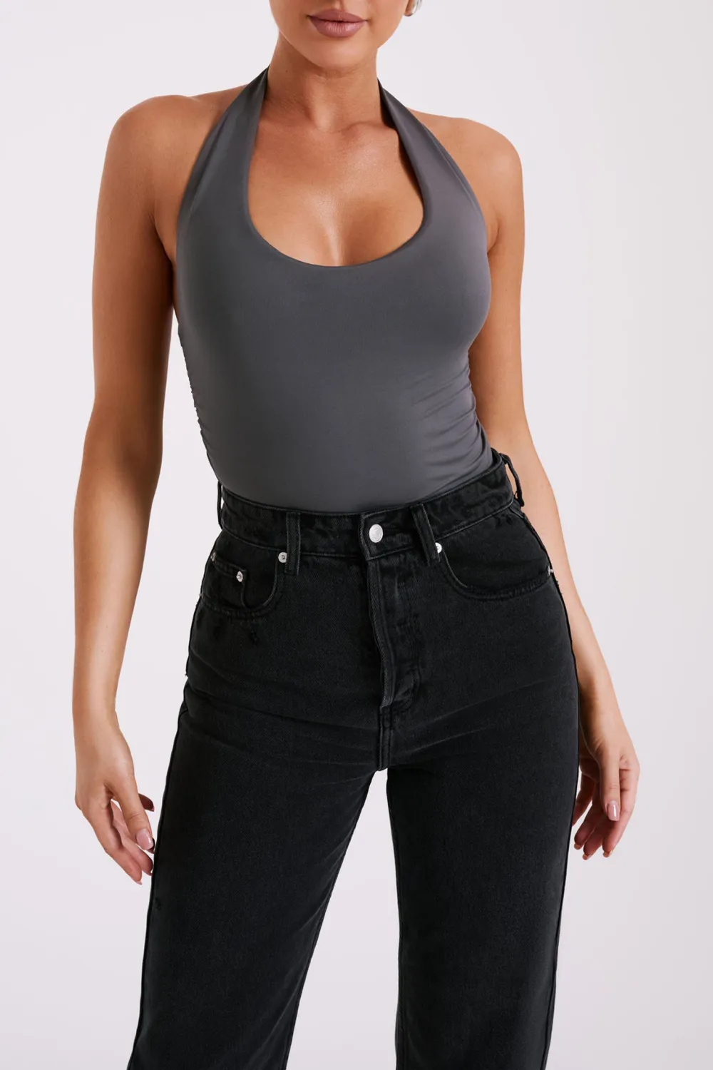 Recycled Nylon Halter Top
