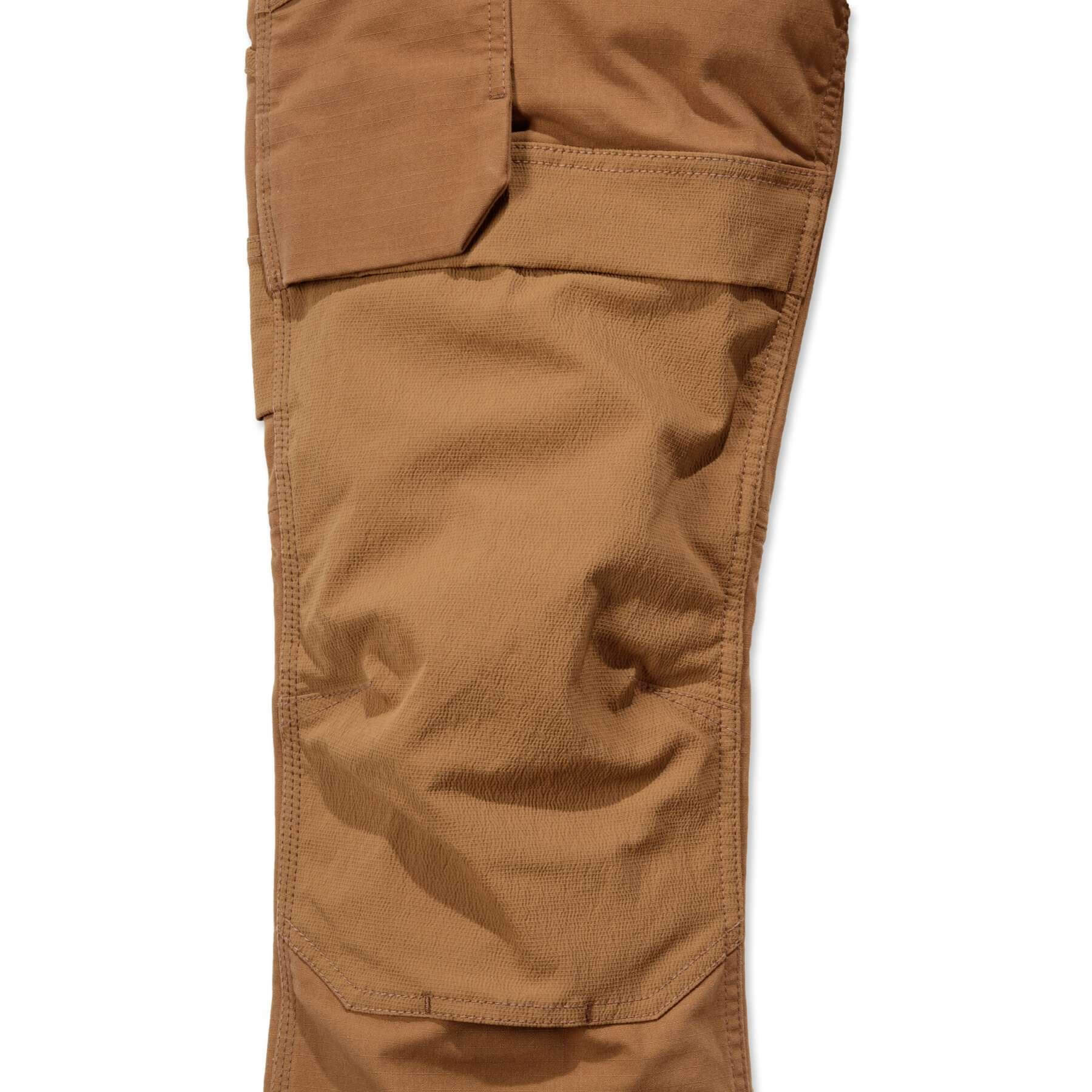 CHT Steel Relaxed Fit Double Front Multi-Pocket Cargo Trousers 103337 Brown