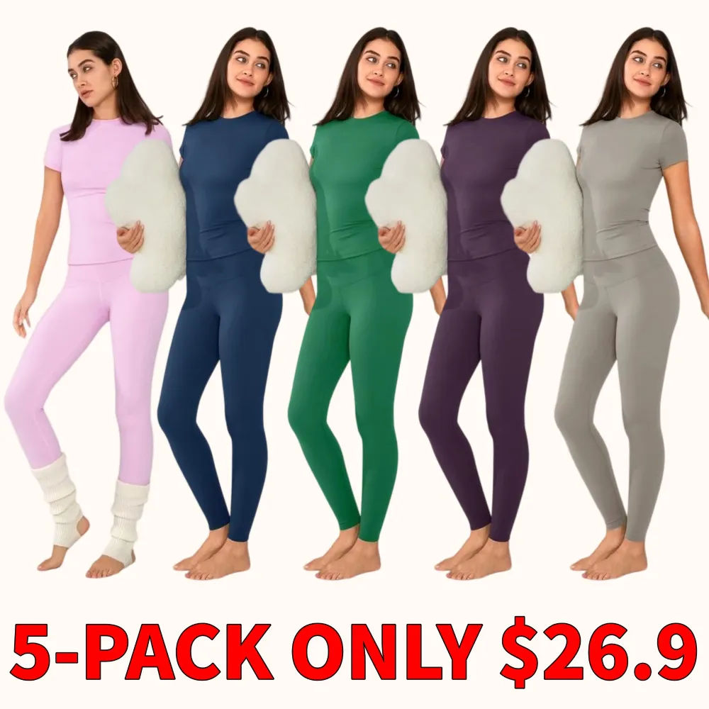 Women's solid color two-piece loungewear set