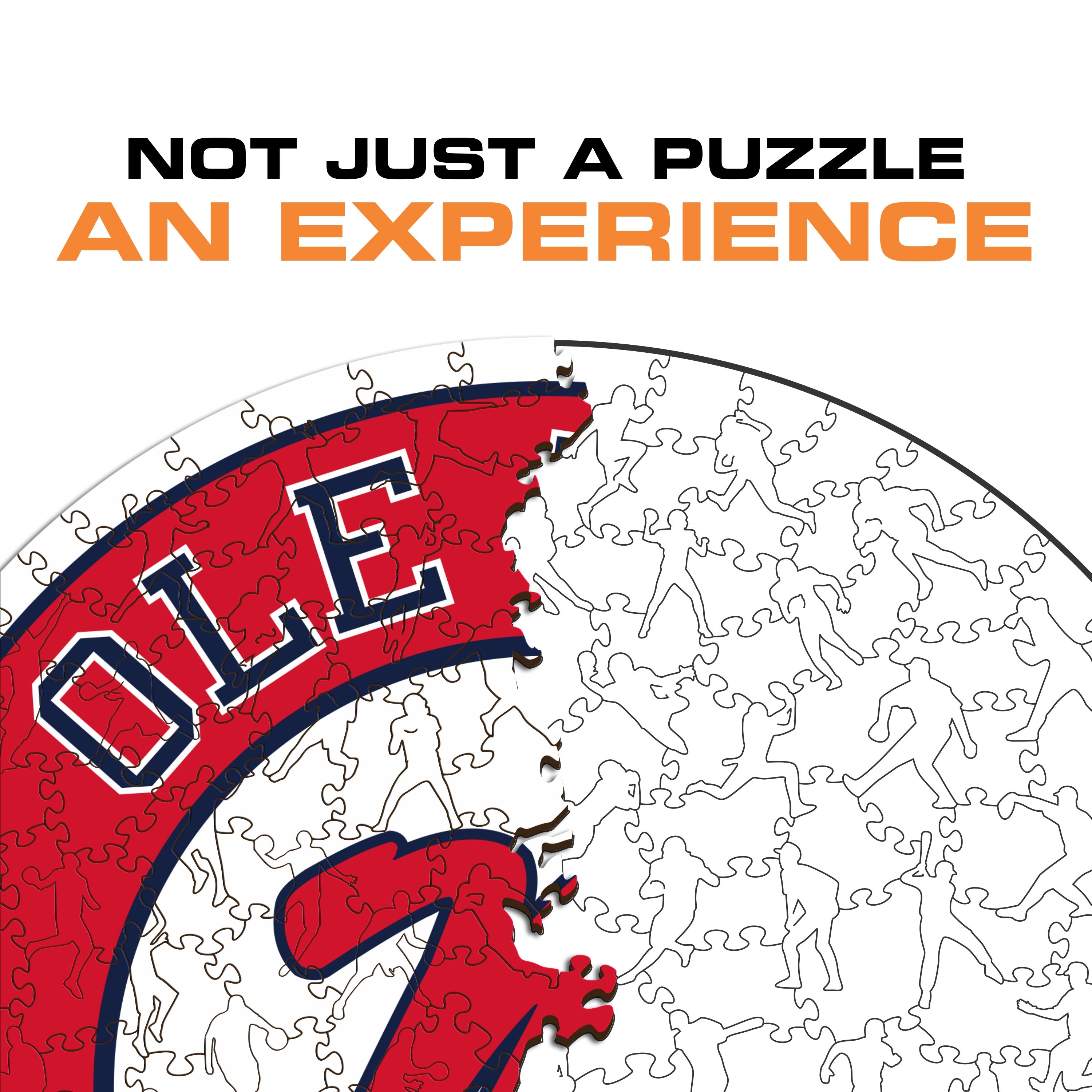 University of Mississippi - Wooden Puzzle