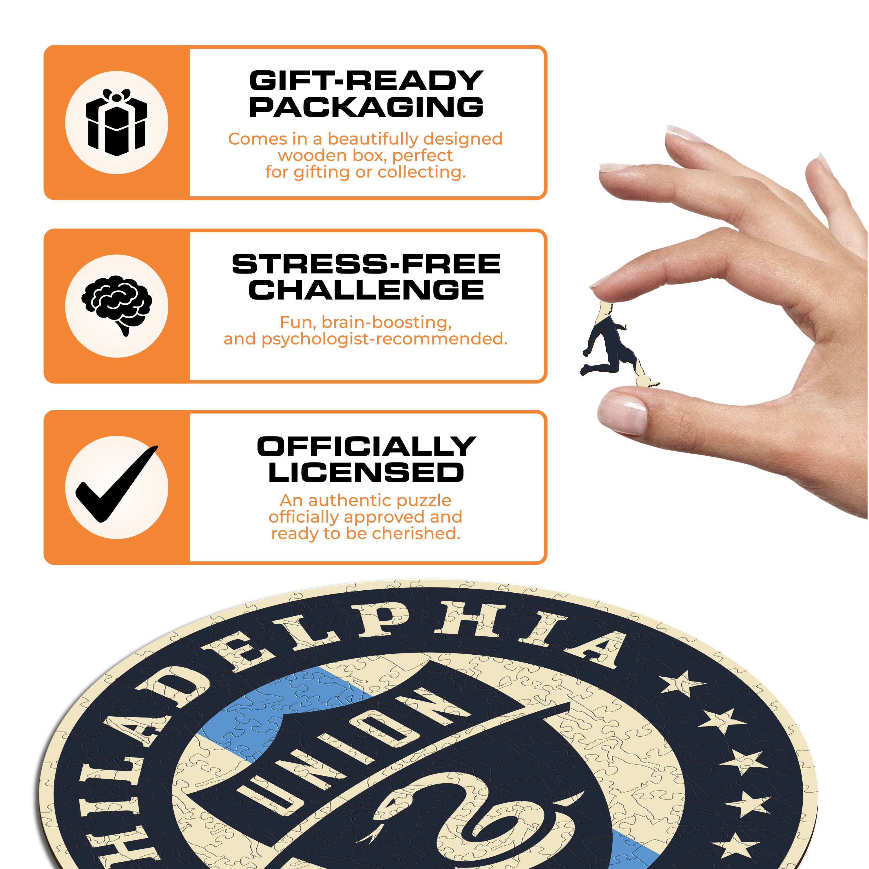 Philadelphia Union® Logo - Wooden Puzzle