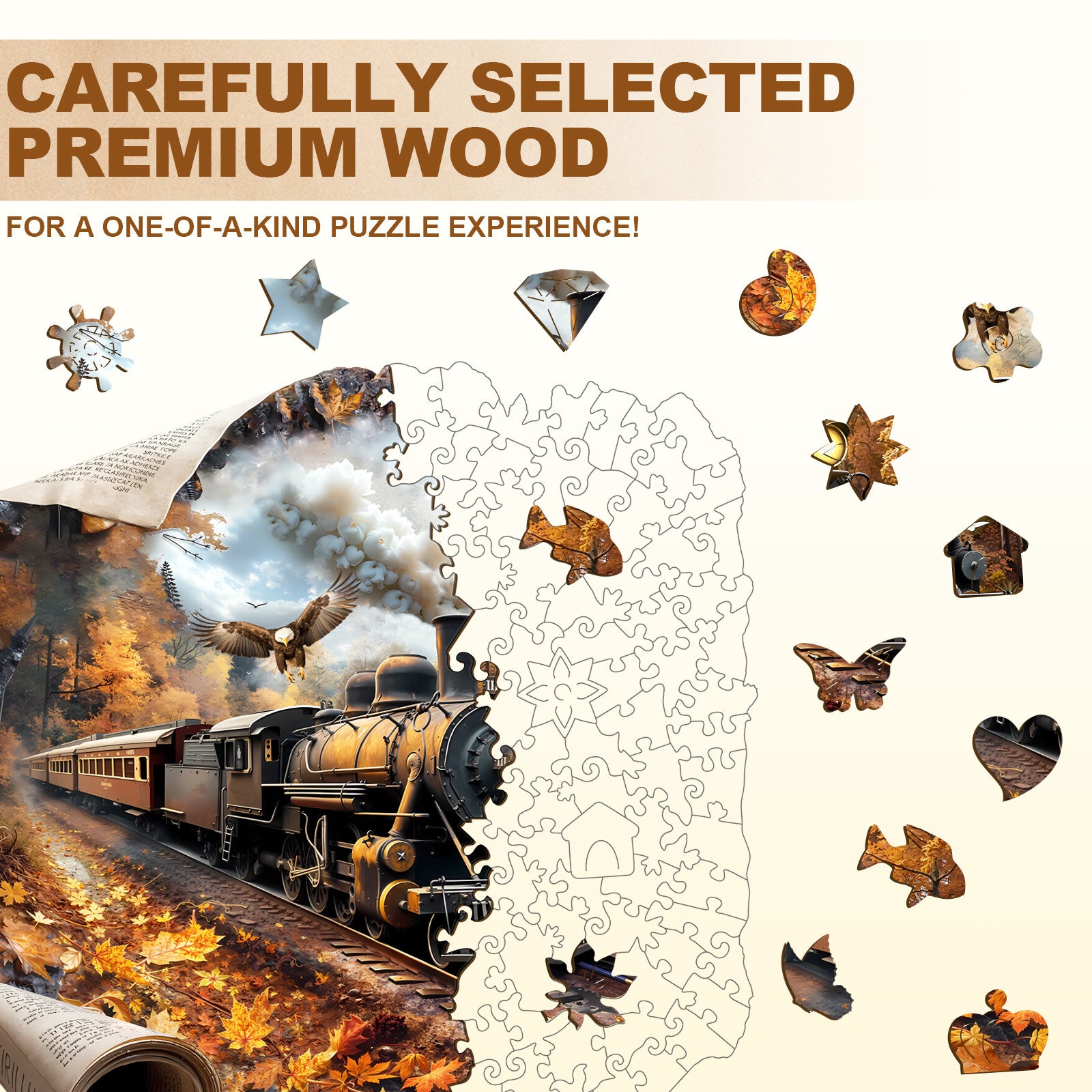 Journey of Autumn Wooden Jigsaw Puzzle