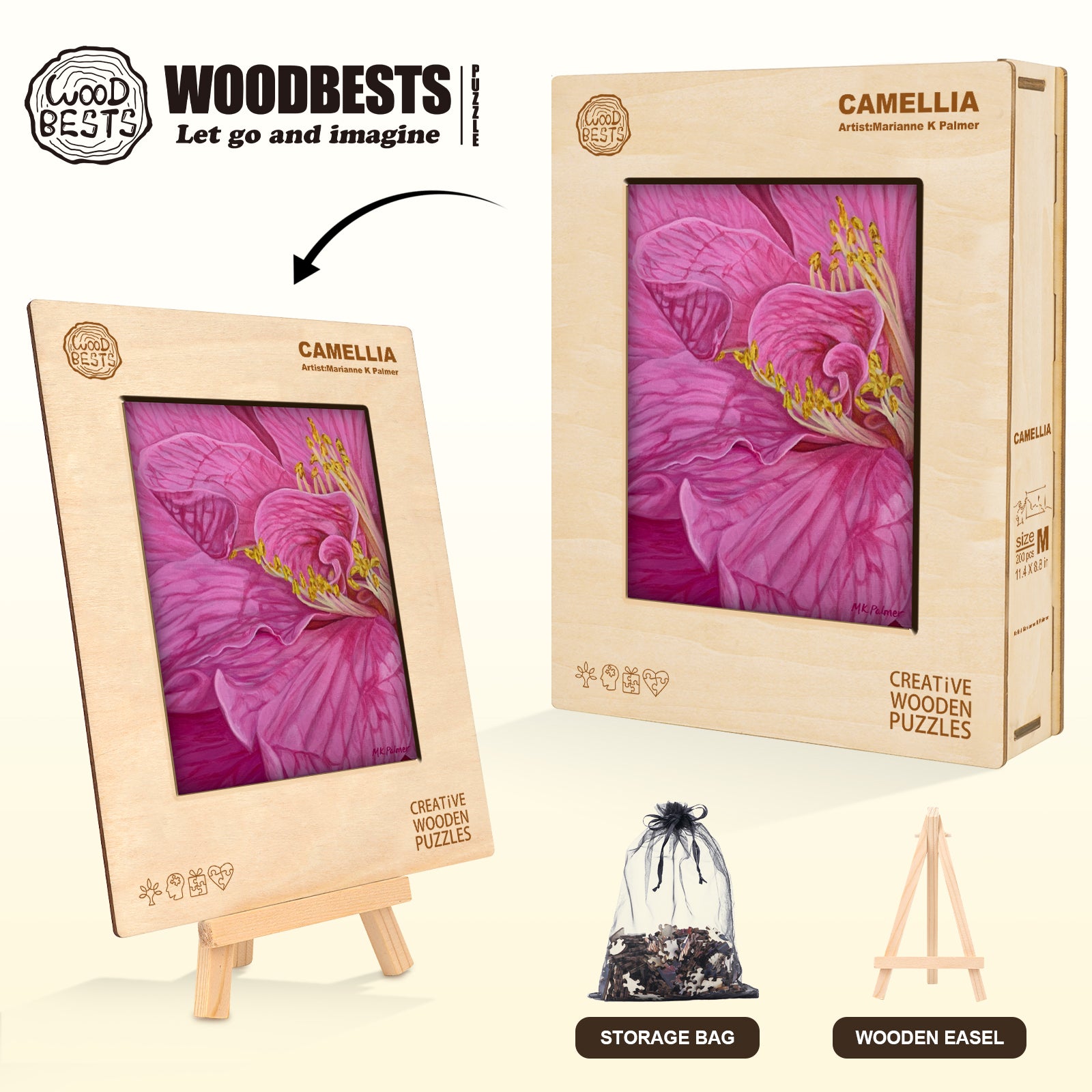 Camellia - By Artist Marianne K Palmer