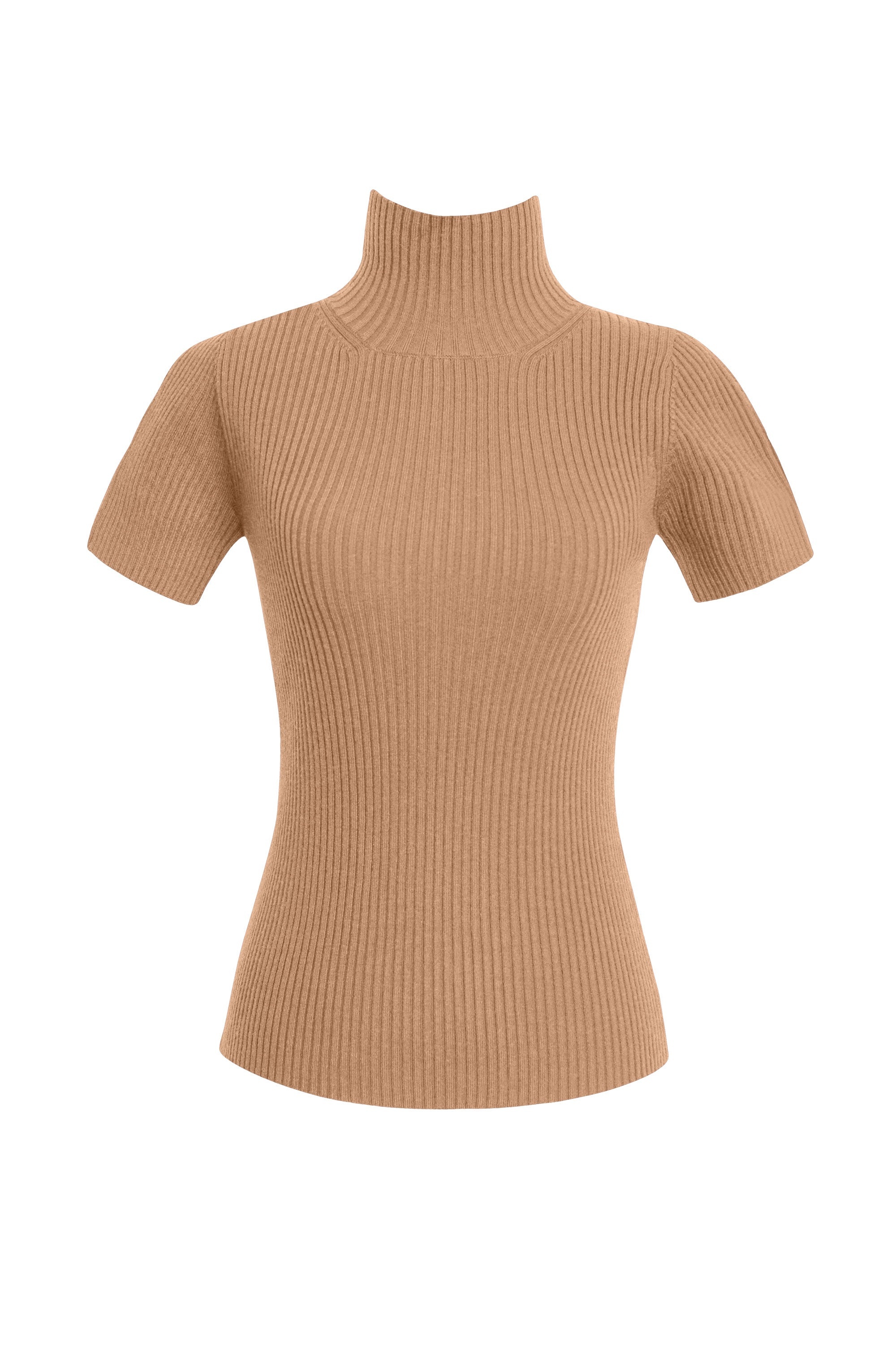 Luxe Turtleneck Checked Sweater