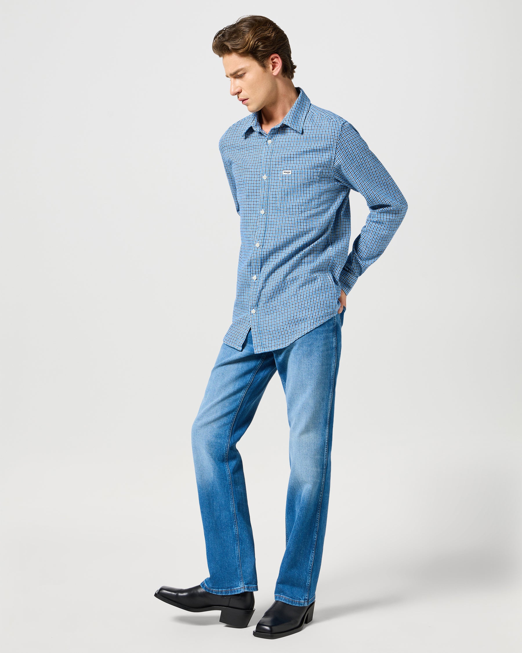 Horizon Bootcut Mens Jeans - Prairie Blue