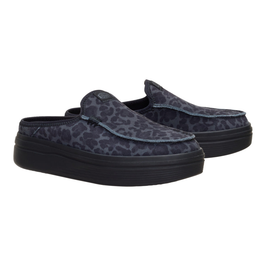Austin Lift Suede Animal - Black Leopard