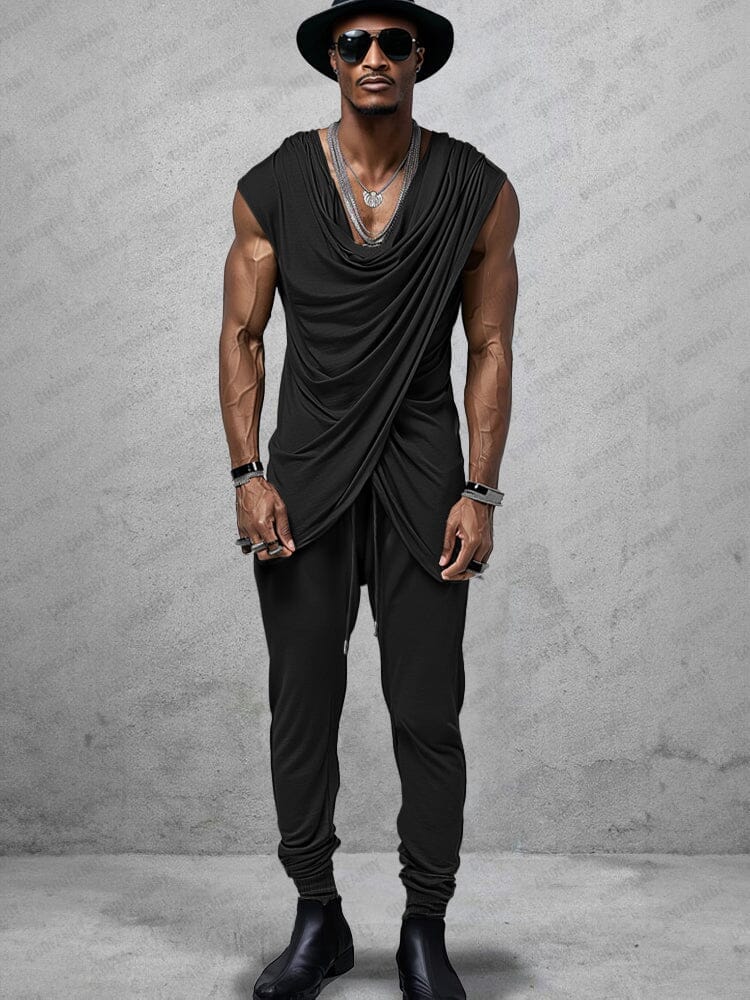 Stretch Crossover Top Pants Set