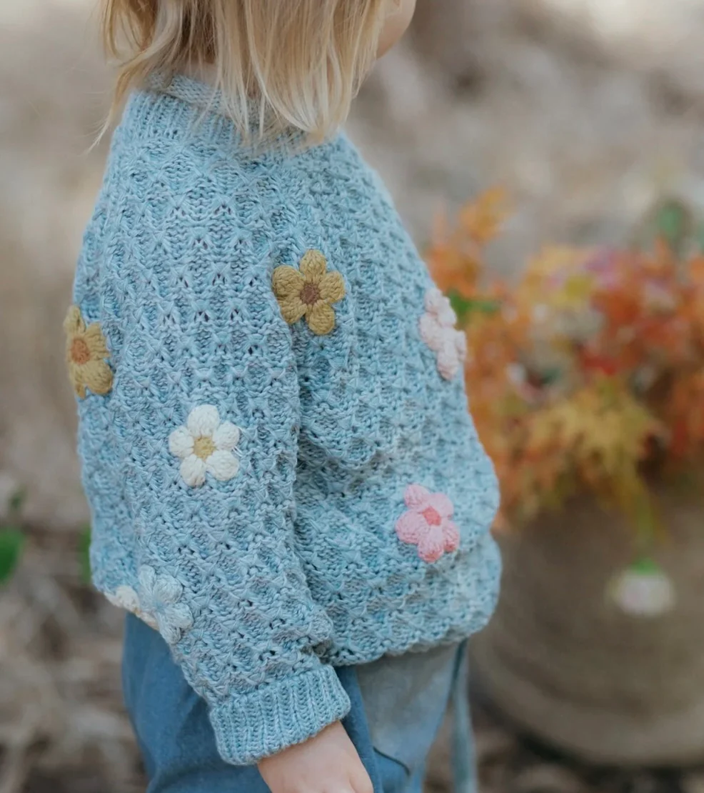 Jardin Sweater - Dusty Blue