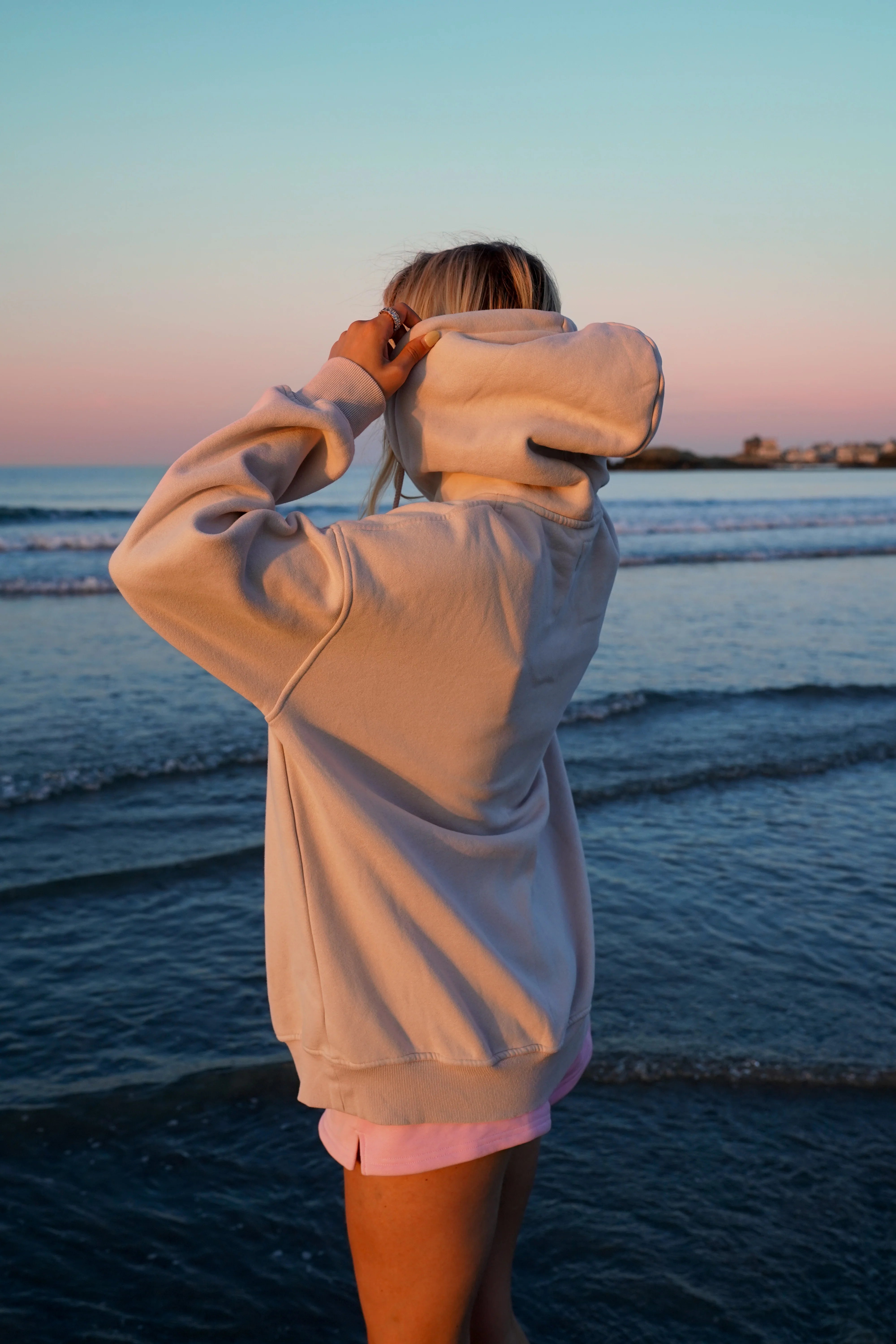 Sandstone Varsity Embroider Hoodie