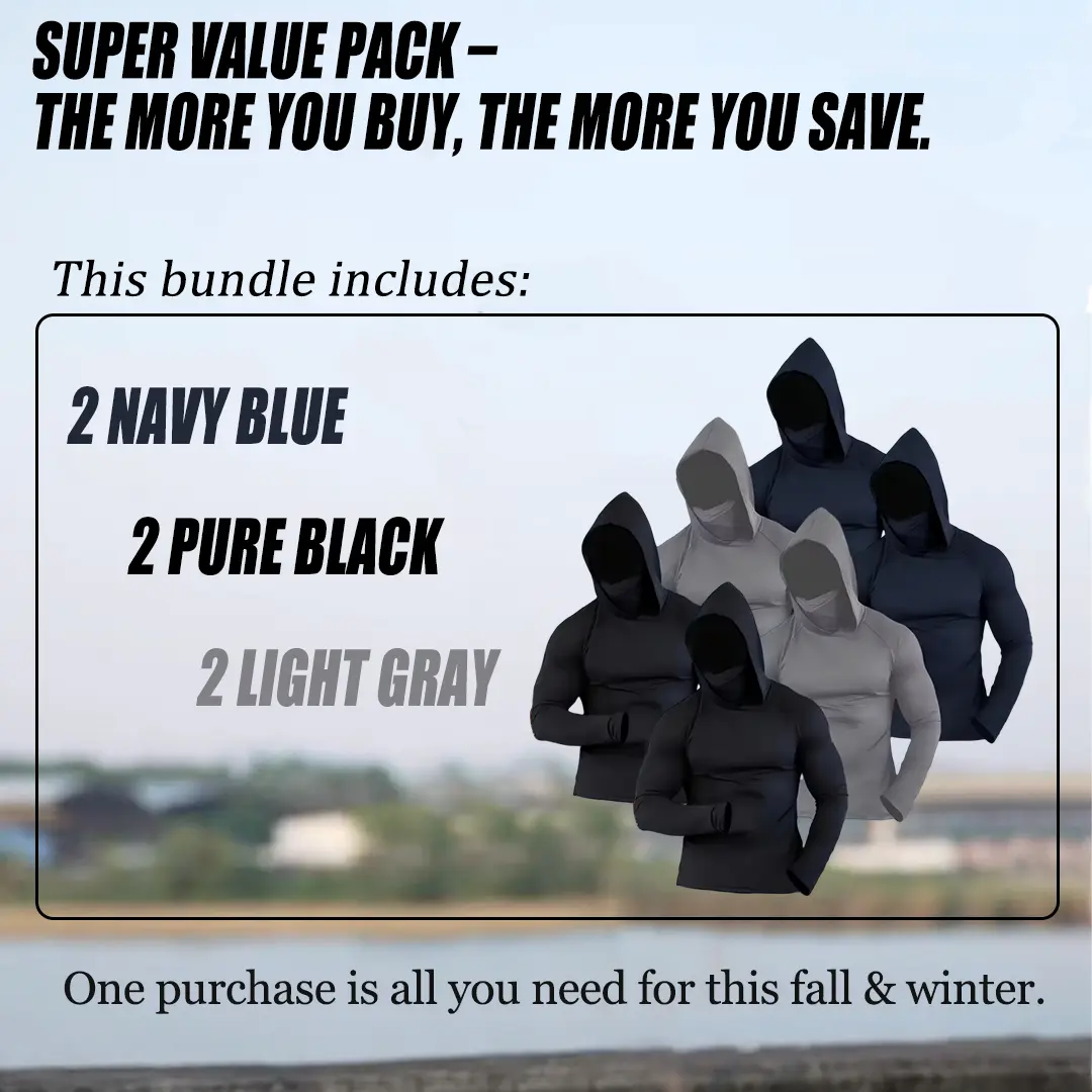 Men's Casual Hooded Pullover Set