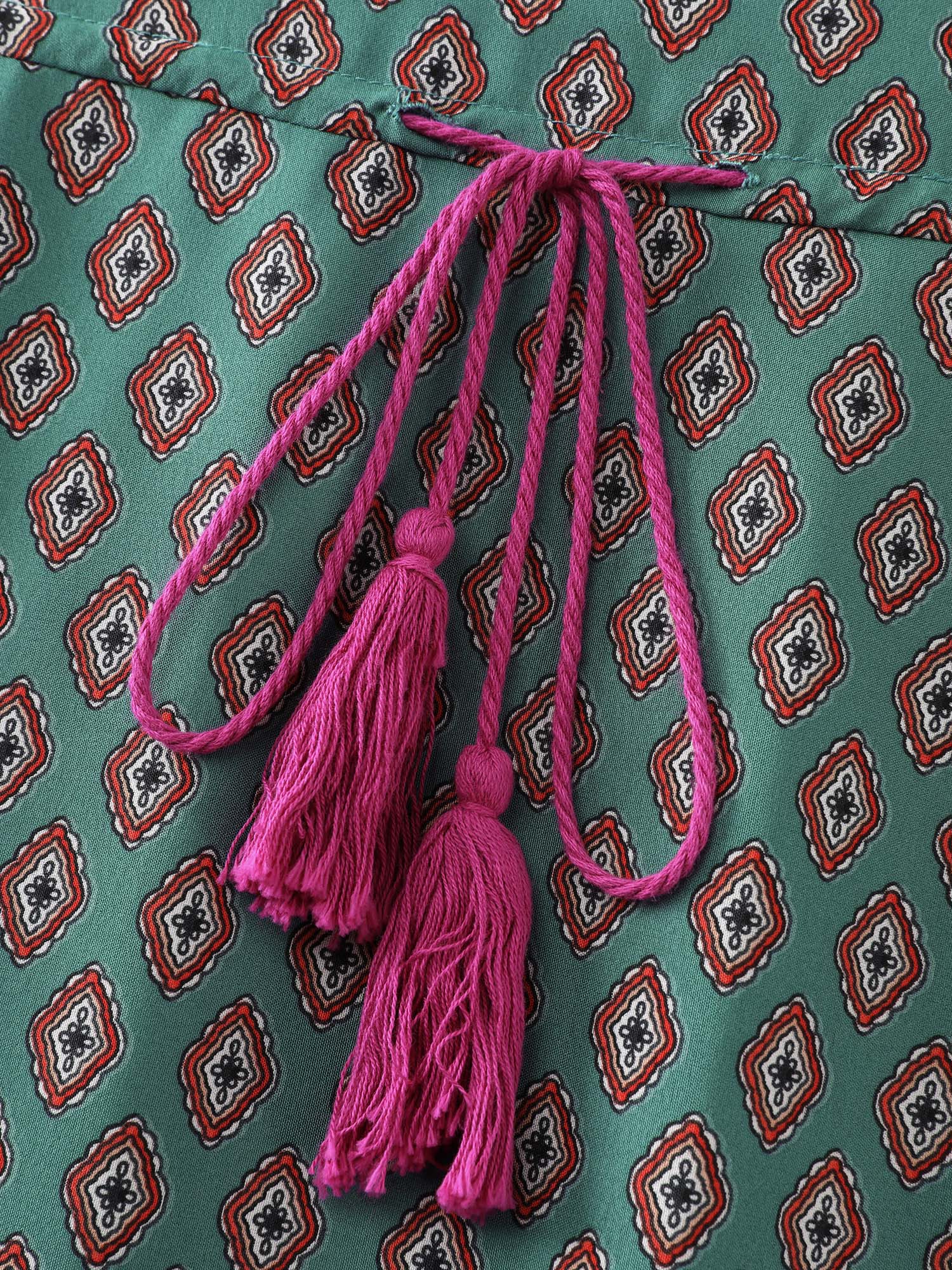 Floral Print High-Low Hem Midi Dress