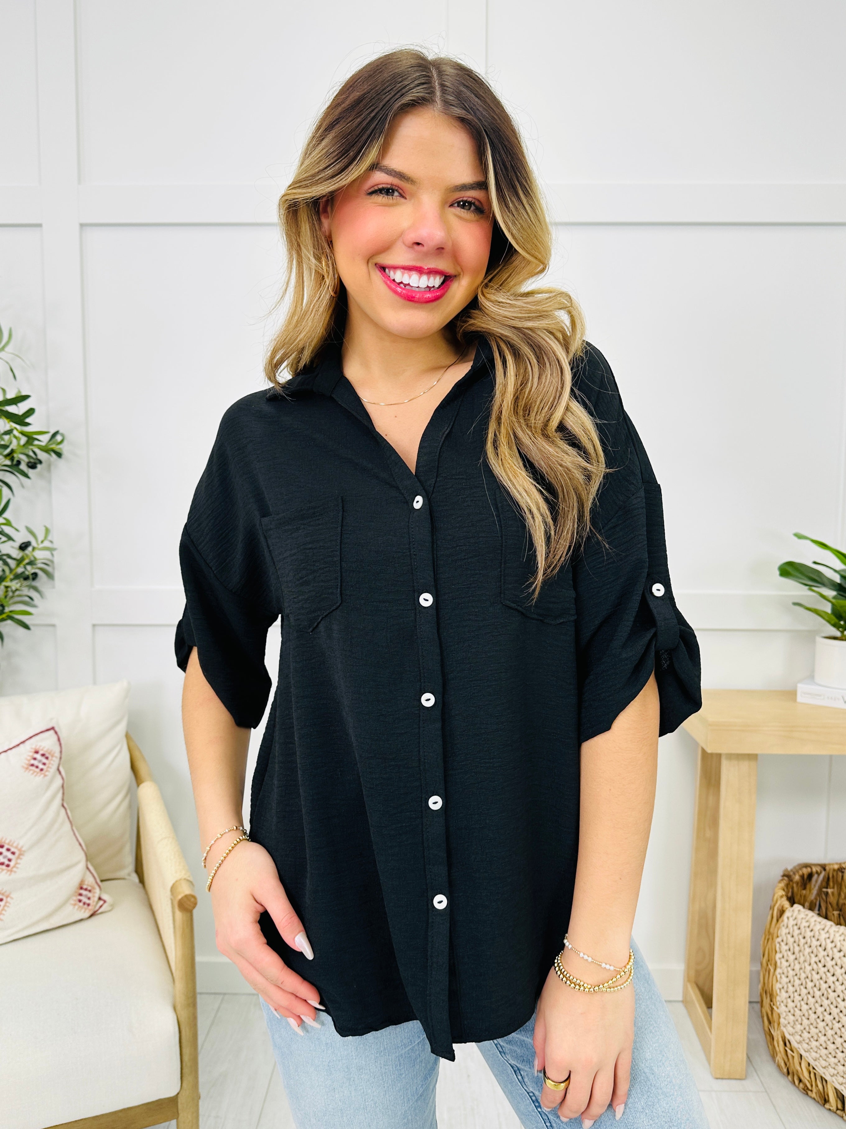 The Perfect Pocket Top- Multiple Colors!